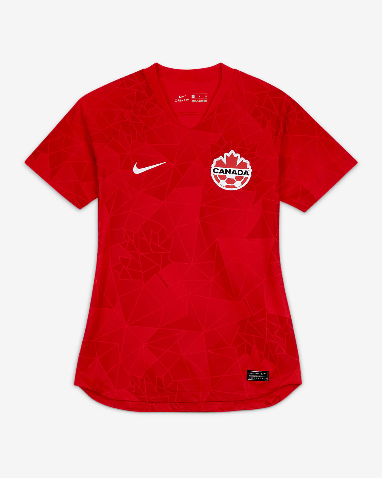 Primera equipación Stadium Canadá Camiseta de fútbol - Mujer. Nike