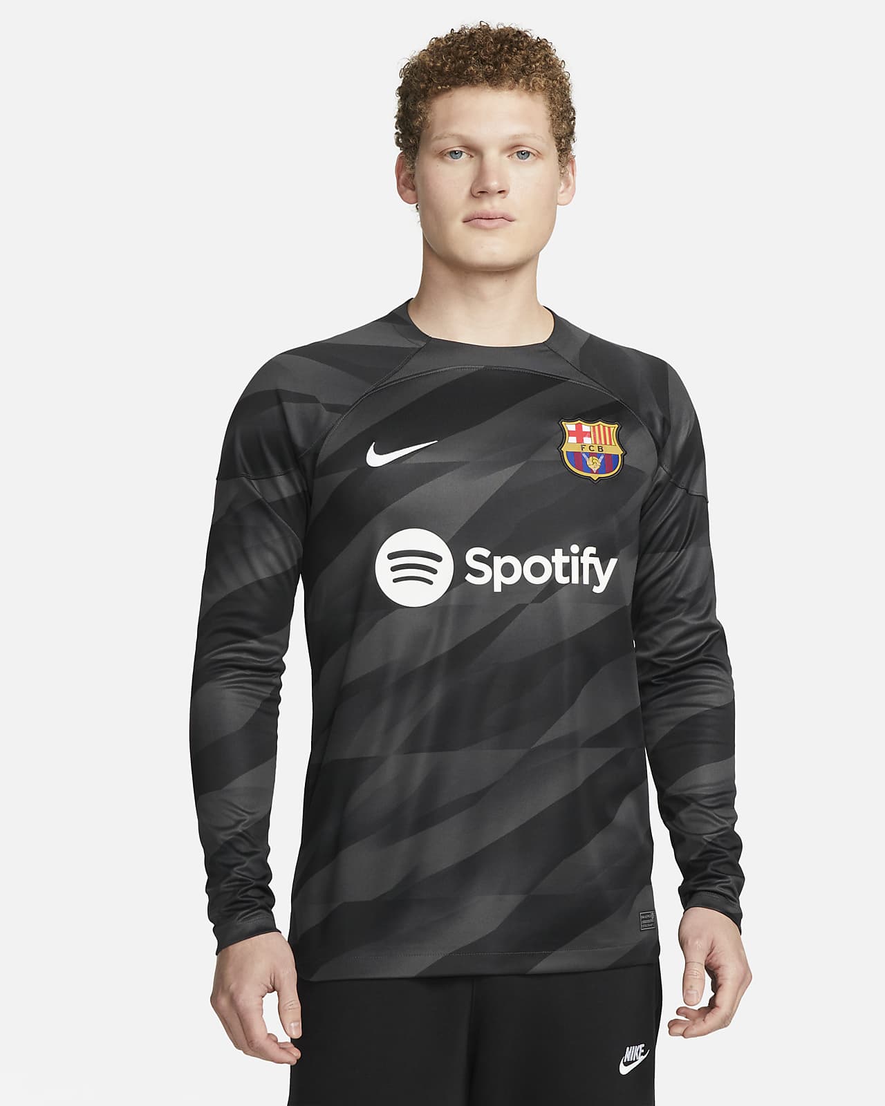 F.C. Barcelona 2023/24 Stadium Goalkeeper Men's Nike Dri-FIT Long-sleeve Football Shirt