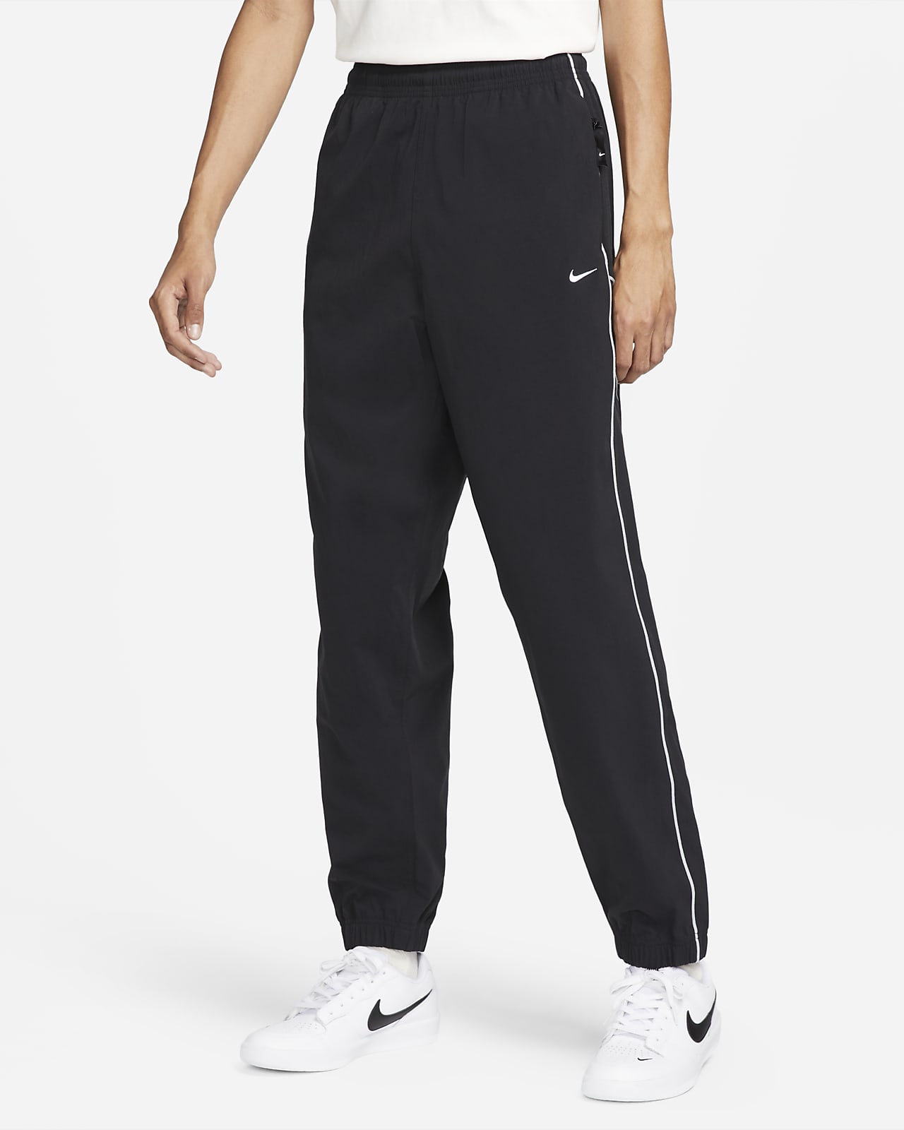 Tracksuit bottoms with zip pockets in Black  GERRY WEBER