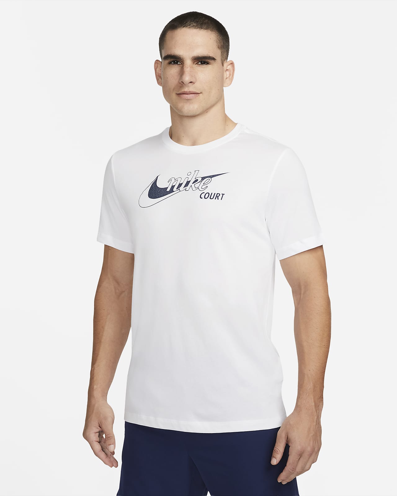 Playera de tenis para hombre NikeCourt Dri-FIT Swoosh. Nike.com