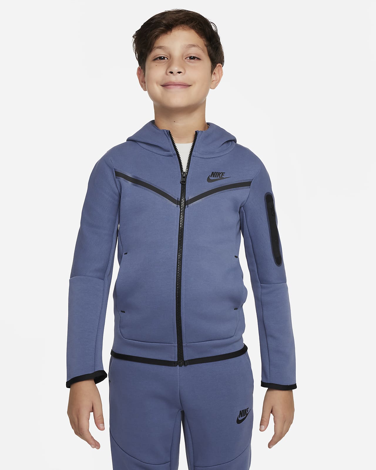 Score Kaal winkelwagen Nike Sportswear Tech Fleece Big Kids' (Boys') Full-Zip Hoodie. Nike.com