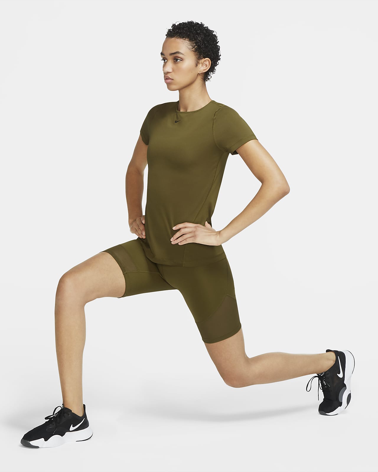 nike mesh training top
