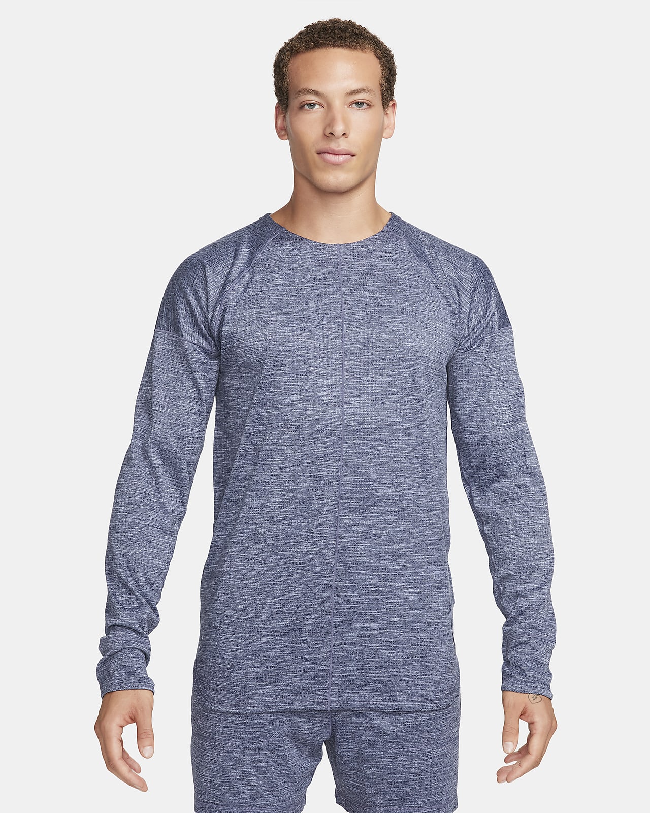 Męska koszulka z półokrągłym dekoltem Dri-FIT Nike Yoga