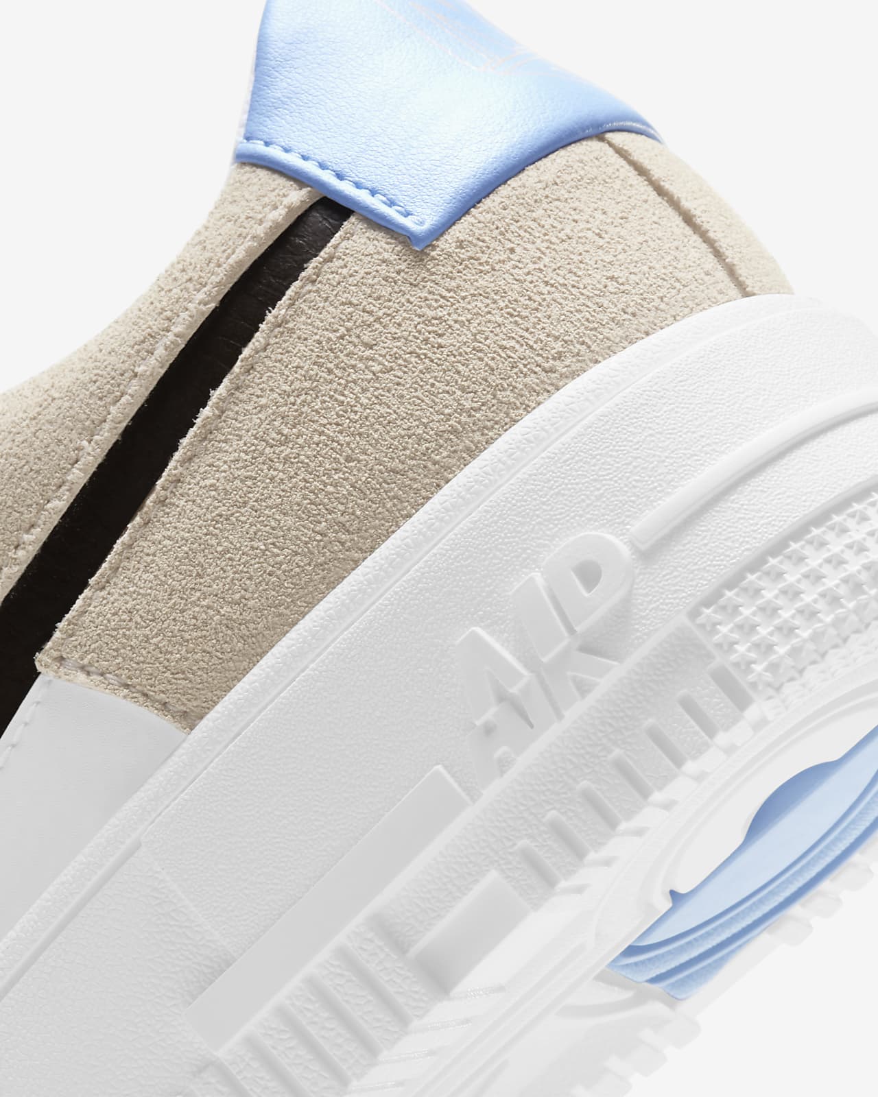 nike air force pixel beige blue