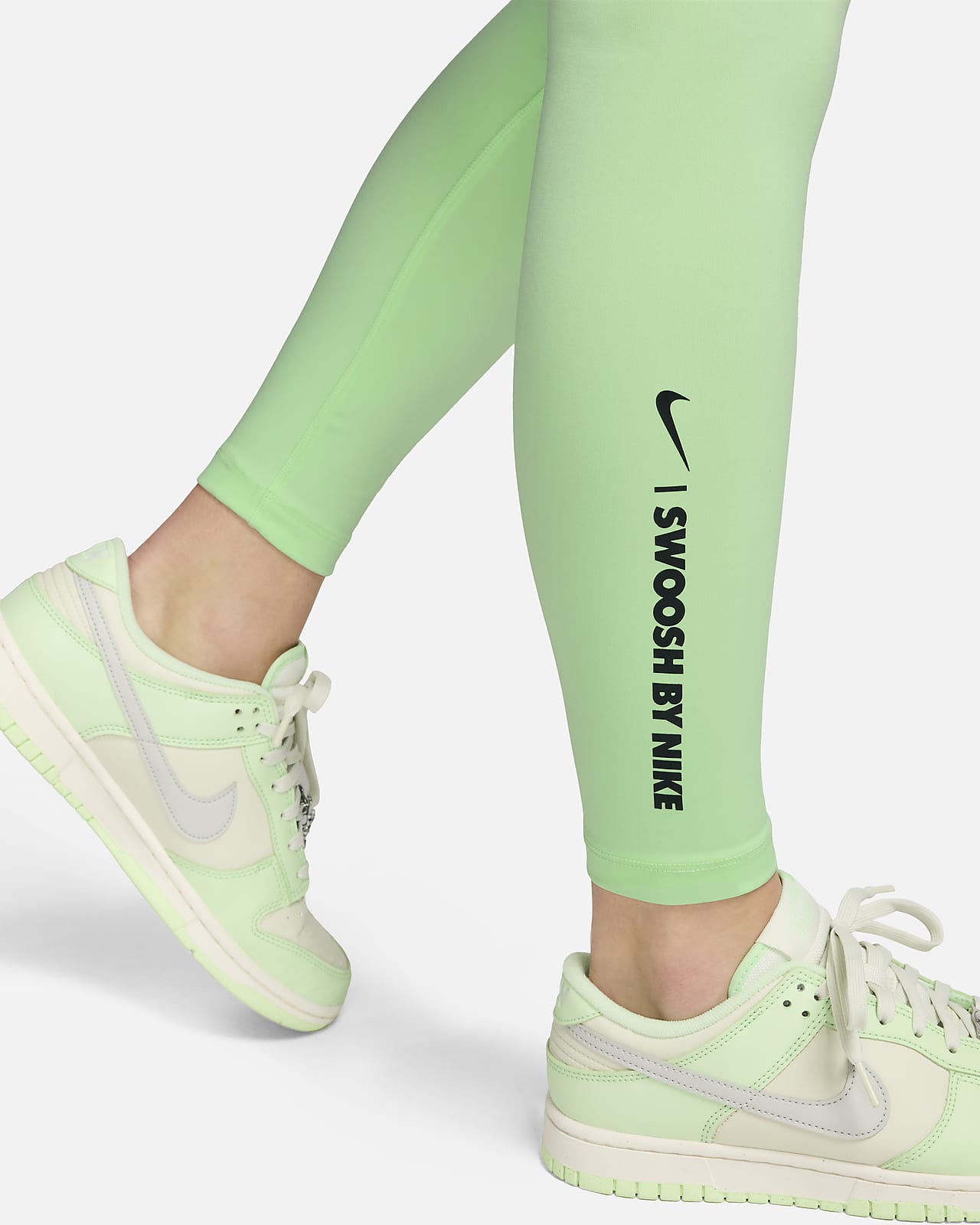 Nike Women's High-waisted Full-length Graphic Leggings - Green