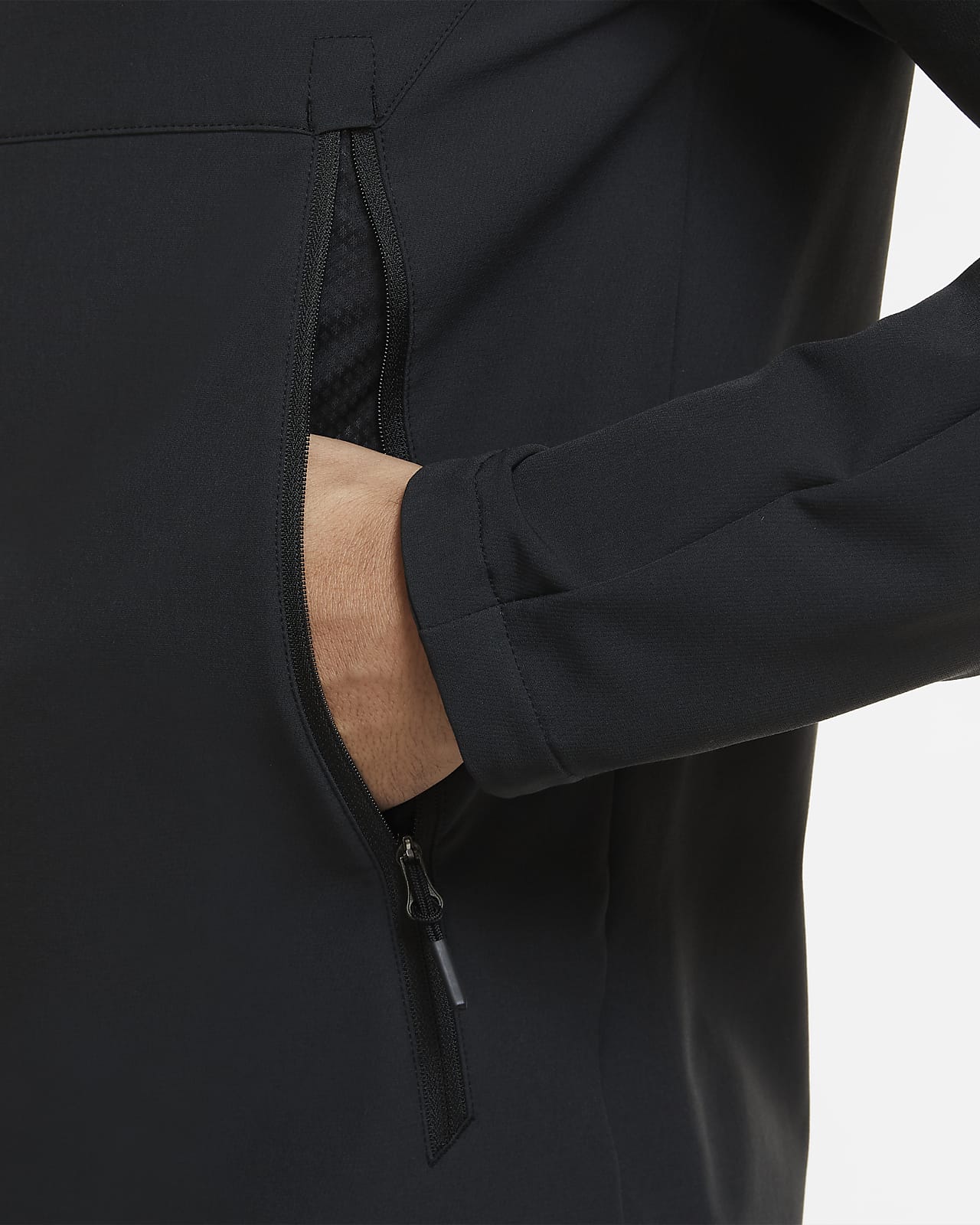 nike training zip up woven jacket