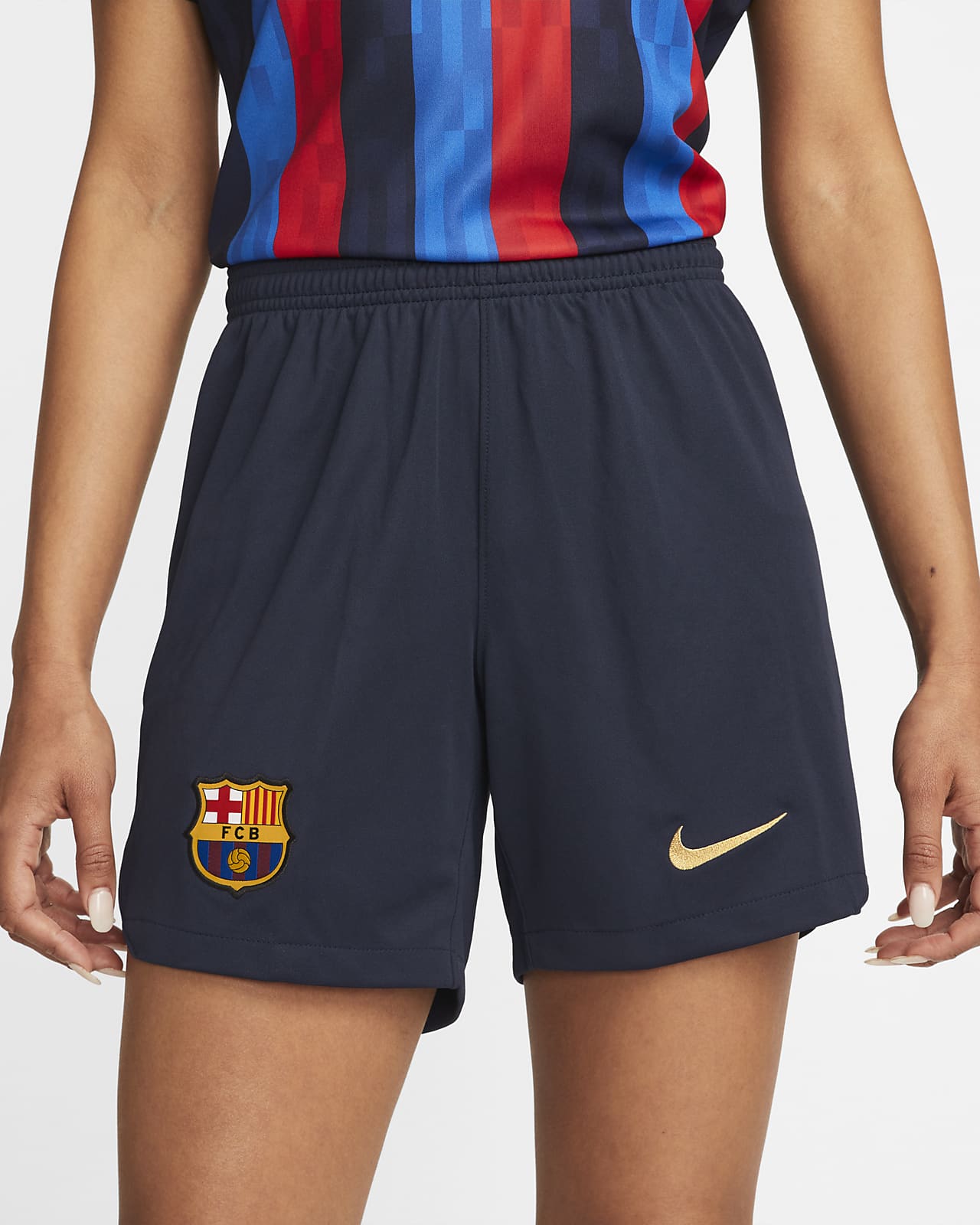 Haz todo con mi poder Indulgente Collar Primera equipación Stadium FC Barcelona 2022/23 Pantalón corto de fútbol  Nike Dri-FIT - Mujer. Nike ES
