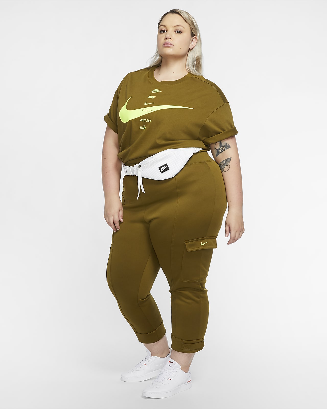 nike swoosh polyknit joggers