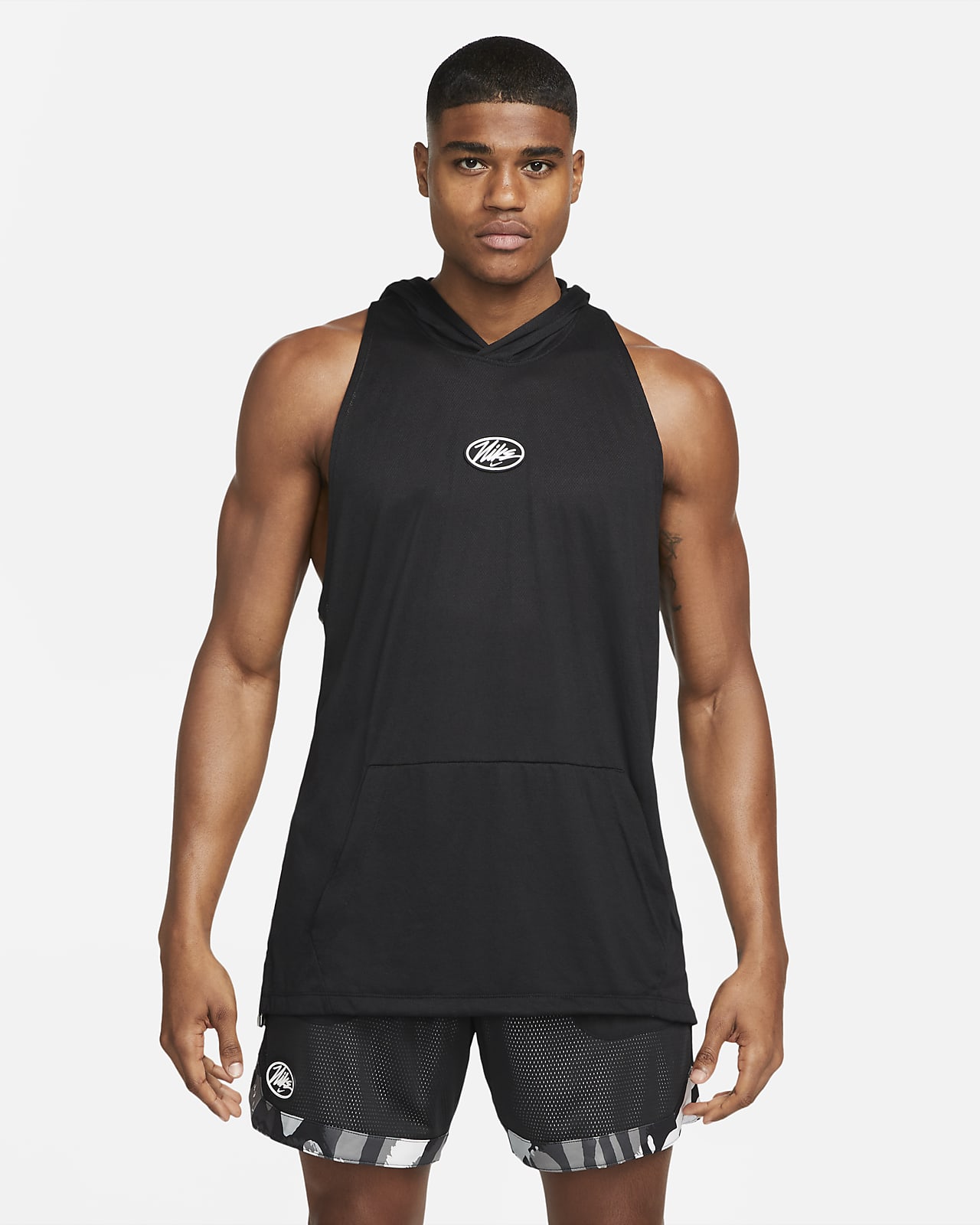 Nike Dri-FIT Sport Clash Camiseta de tirantes con capucha de entrenamiento sin  mangas - Hombre. Nike ES
