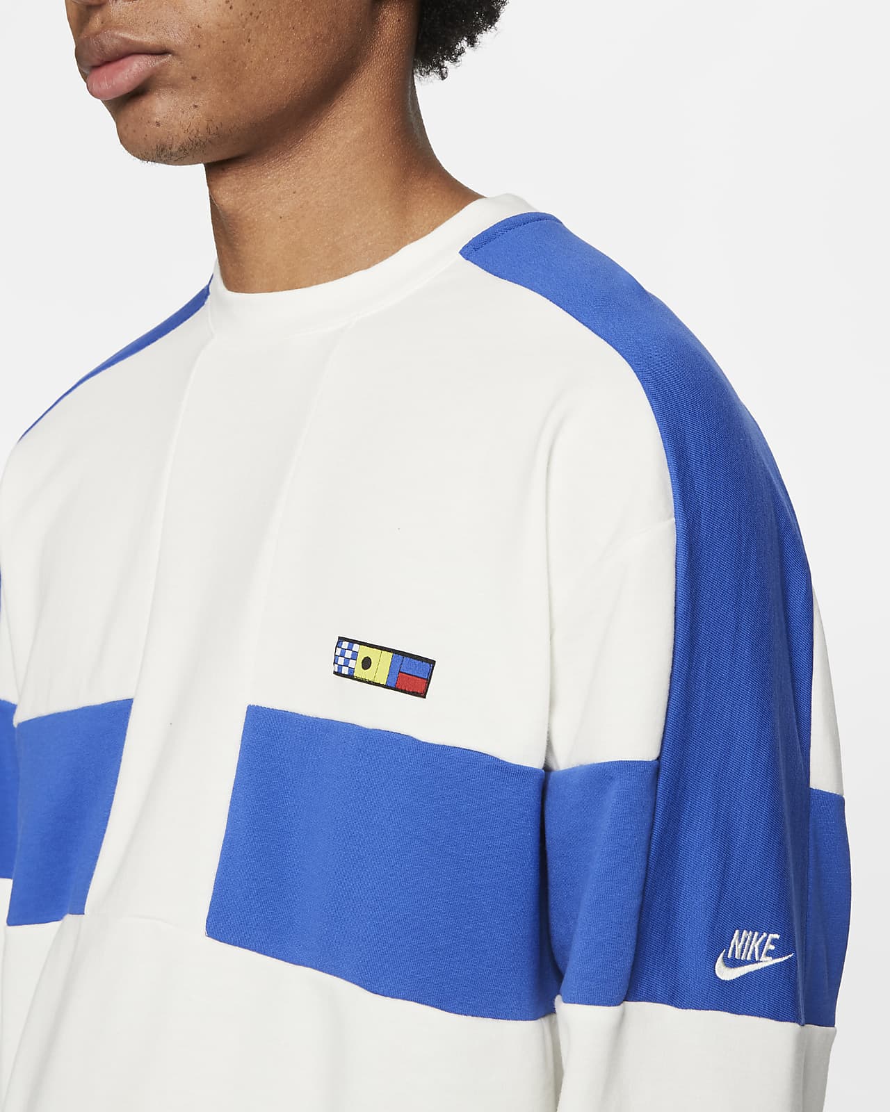 men's french terry crew nike sportswear