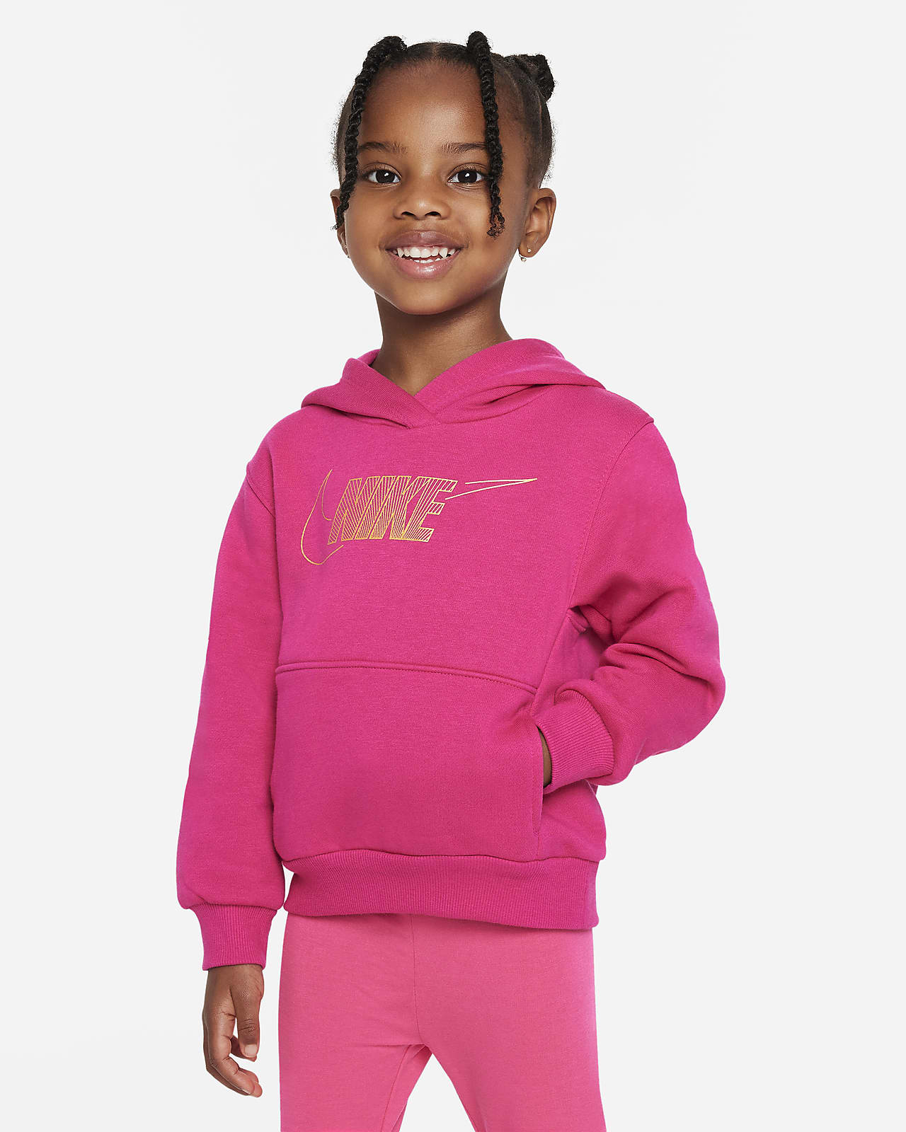 Nike Sportswear Club Fleece Holiday Shine Hoodie Toddler Hoodie