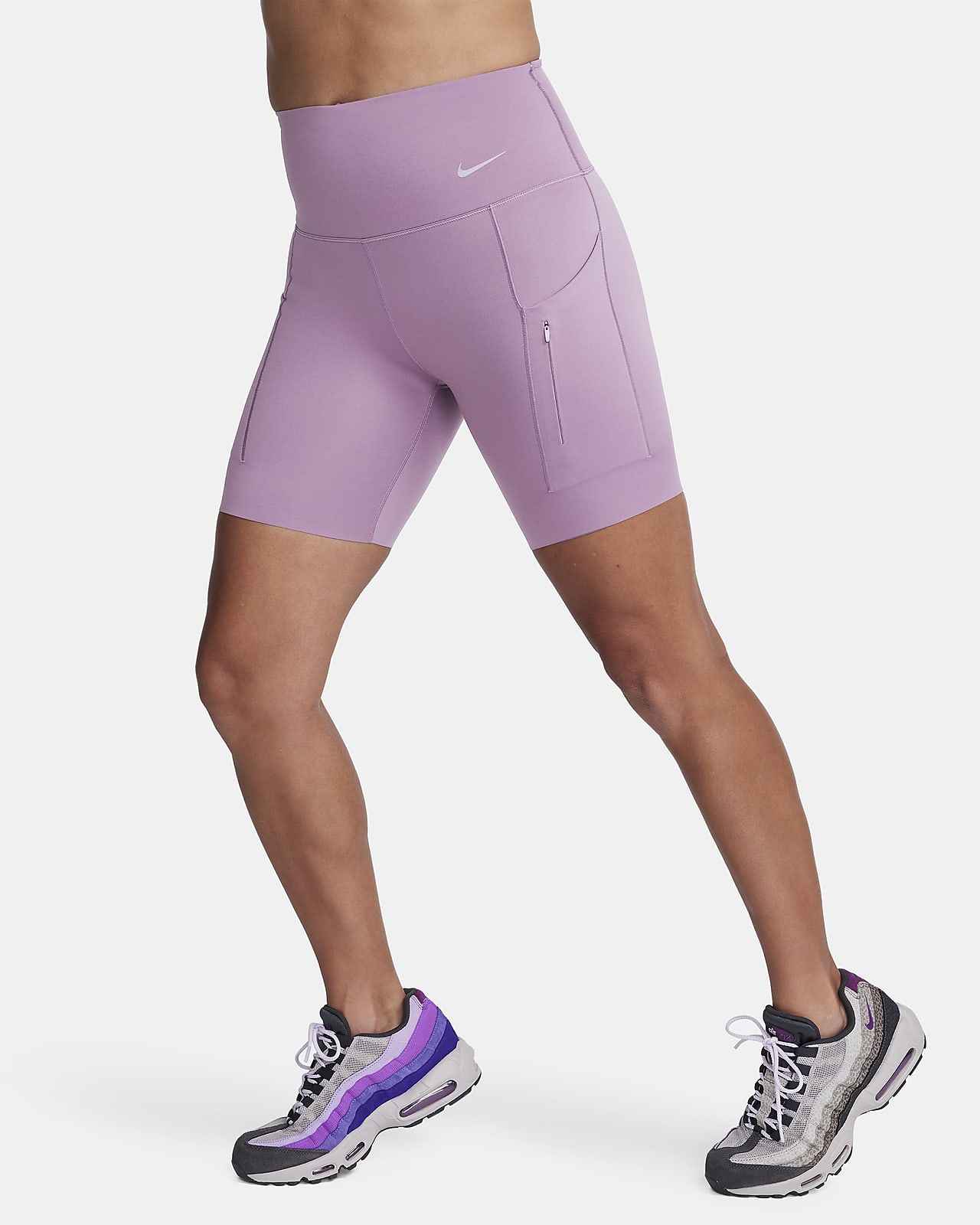 Nike Go Firm-Support High-Waisted with Pockets. Women\'s Shorts Biker Nike 8