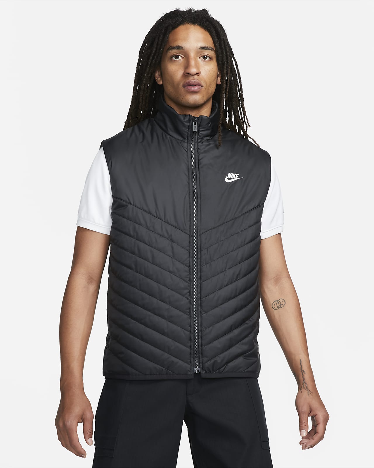 Chaleco puffer de peso medio para hombre Nike Therma-FIT Windrunner