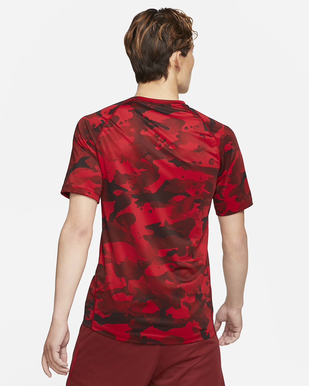 nike pro camo shirt