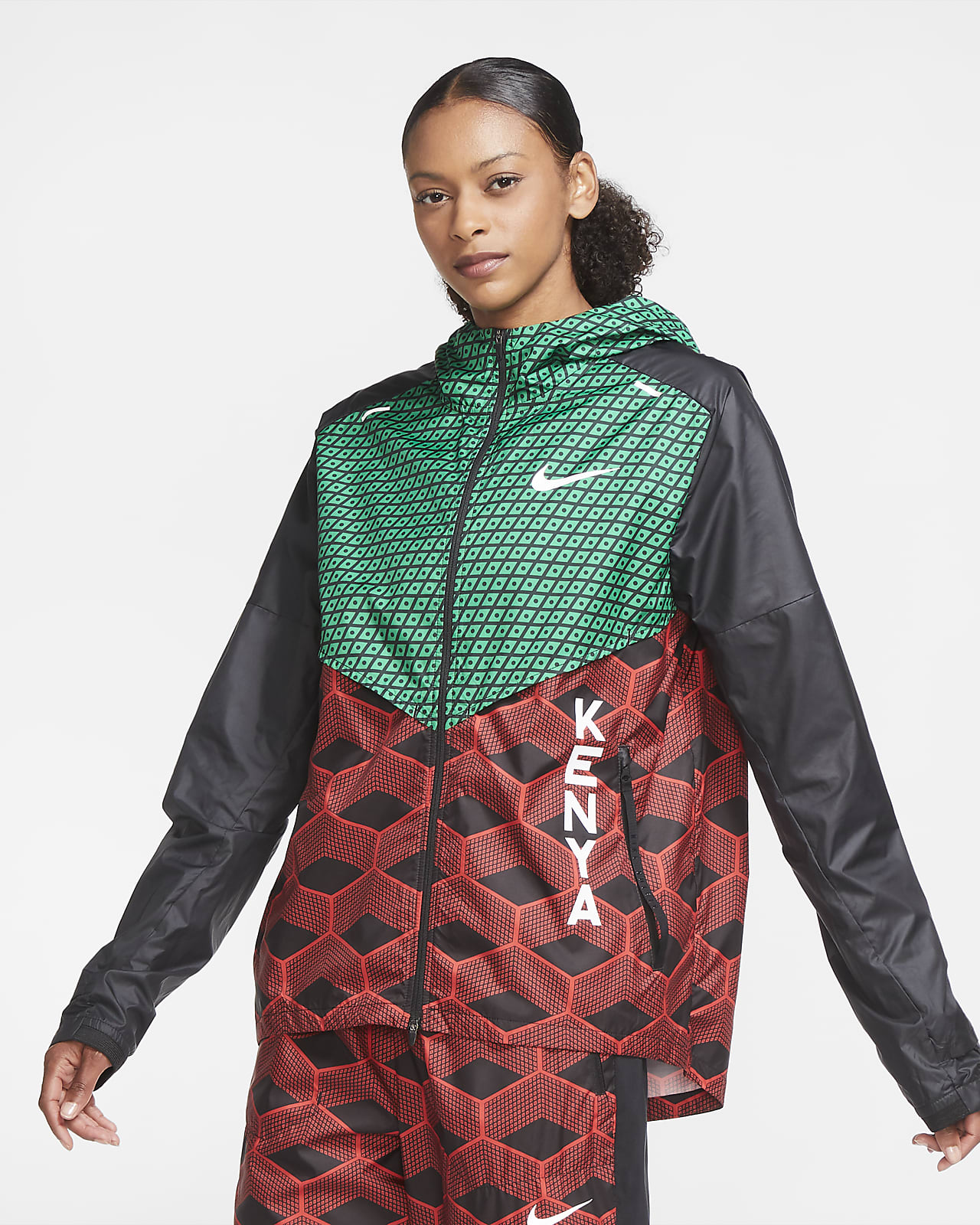 Nike Team Kenya Shieldrunner Hardloopjack