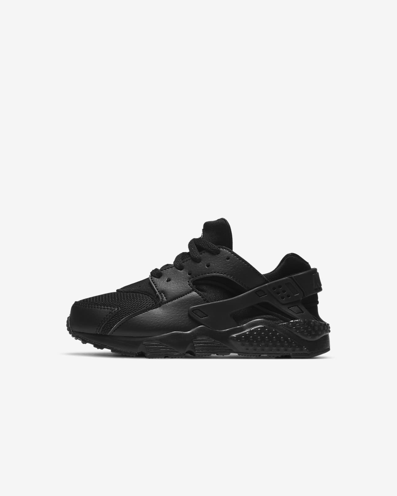 size 1 black huaraches