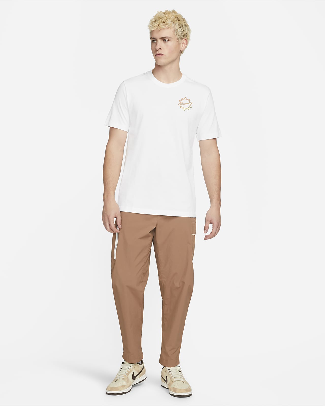 nike khaki tshirt