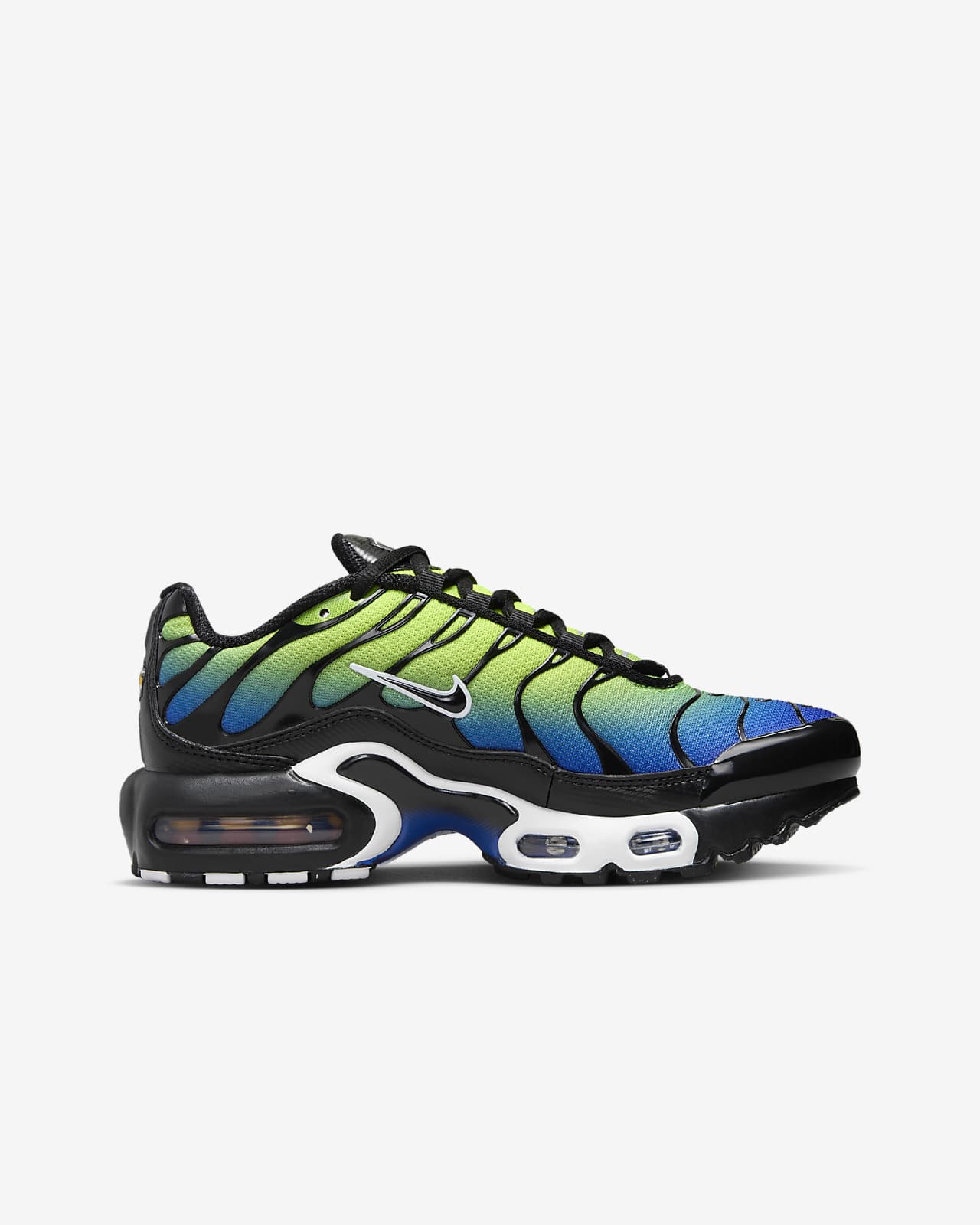 Nike air max plus 2025 zwart wit