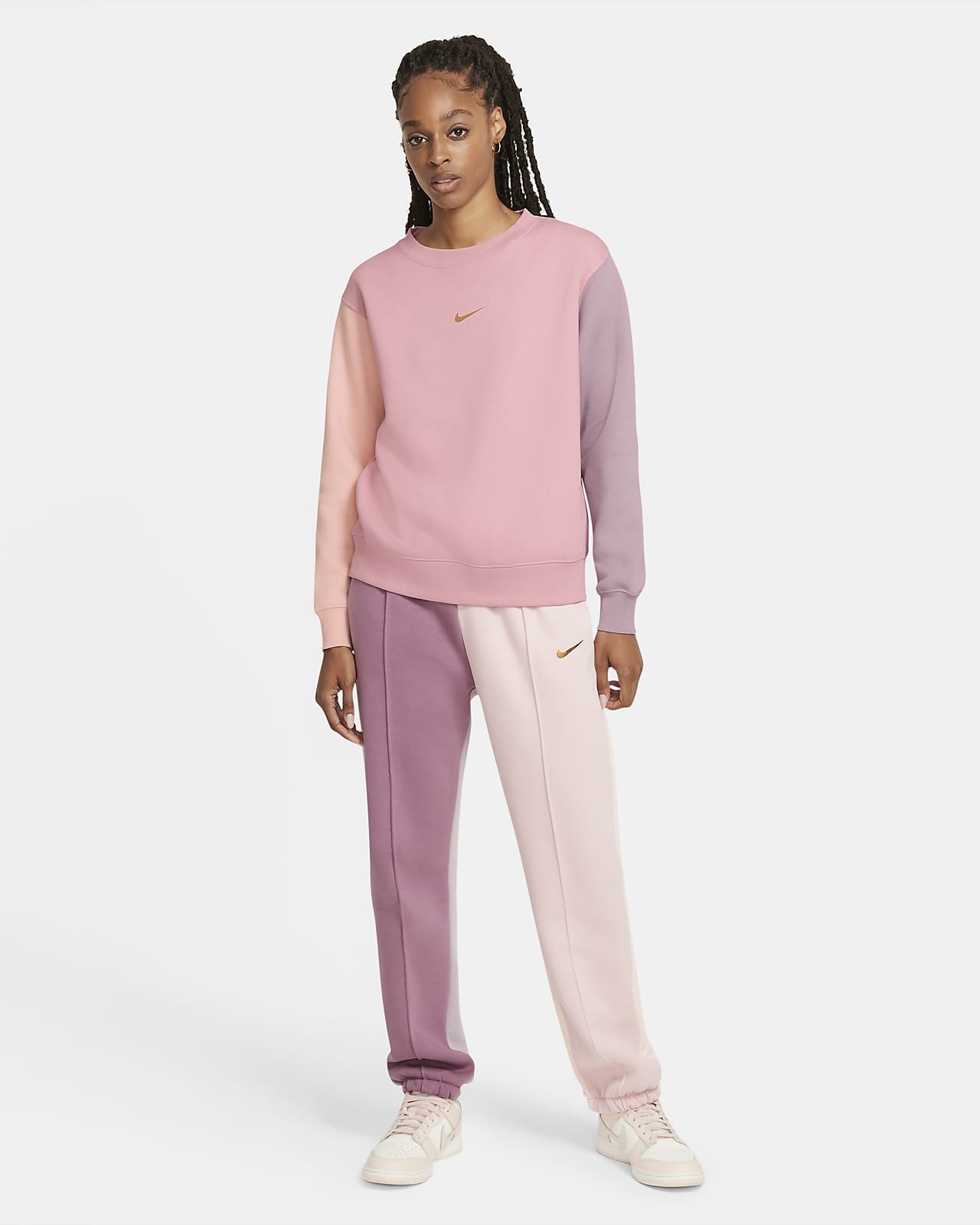 pink gaze nike hoodie