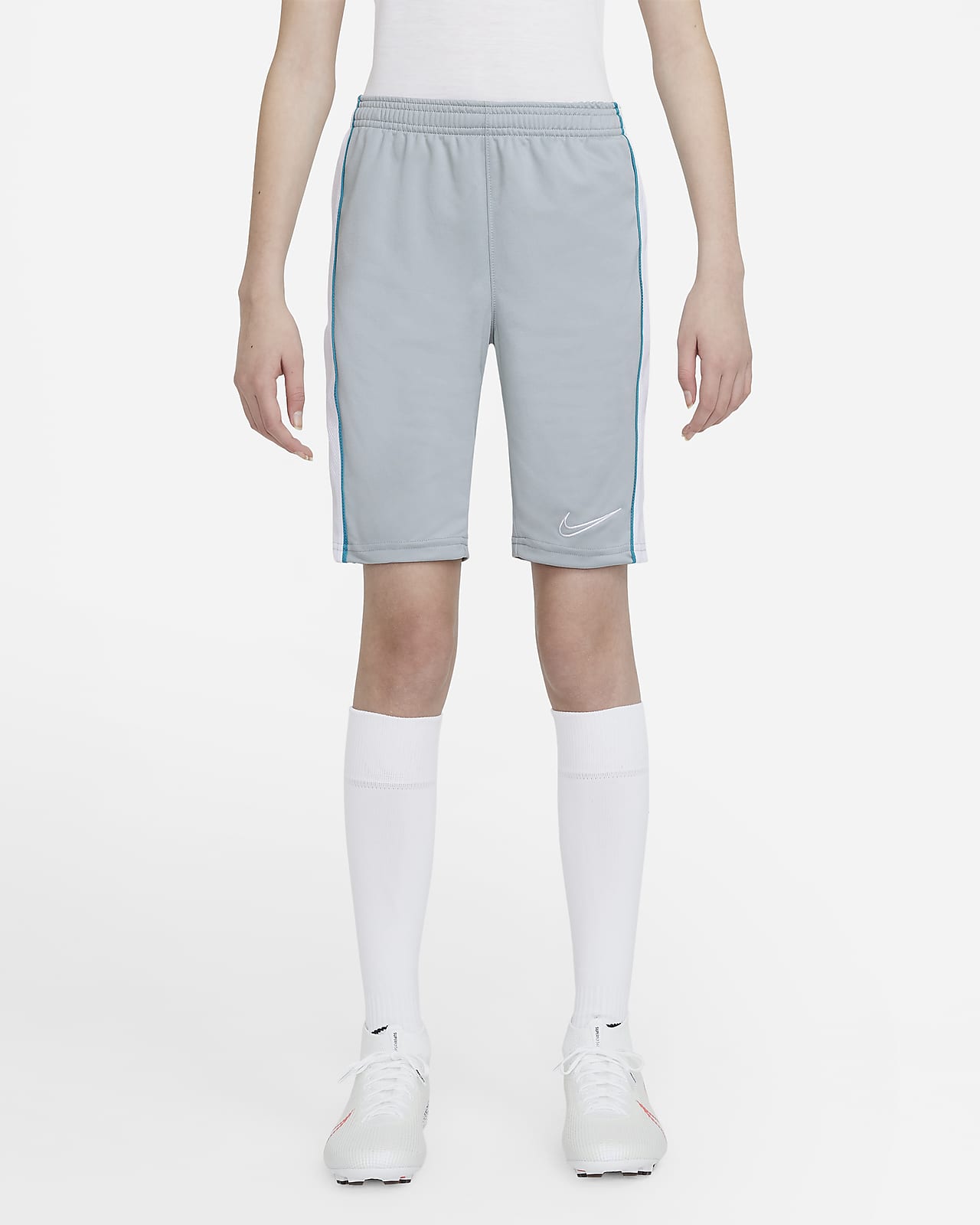 grey nike football shorts