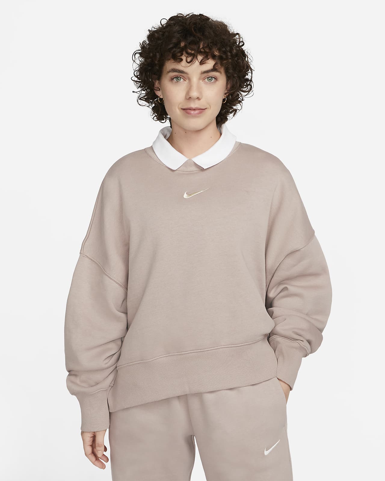nike women's fleece sweatshirt