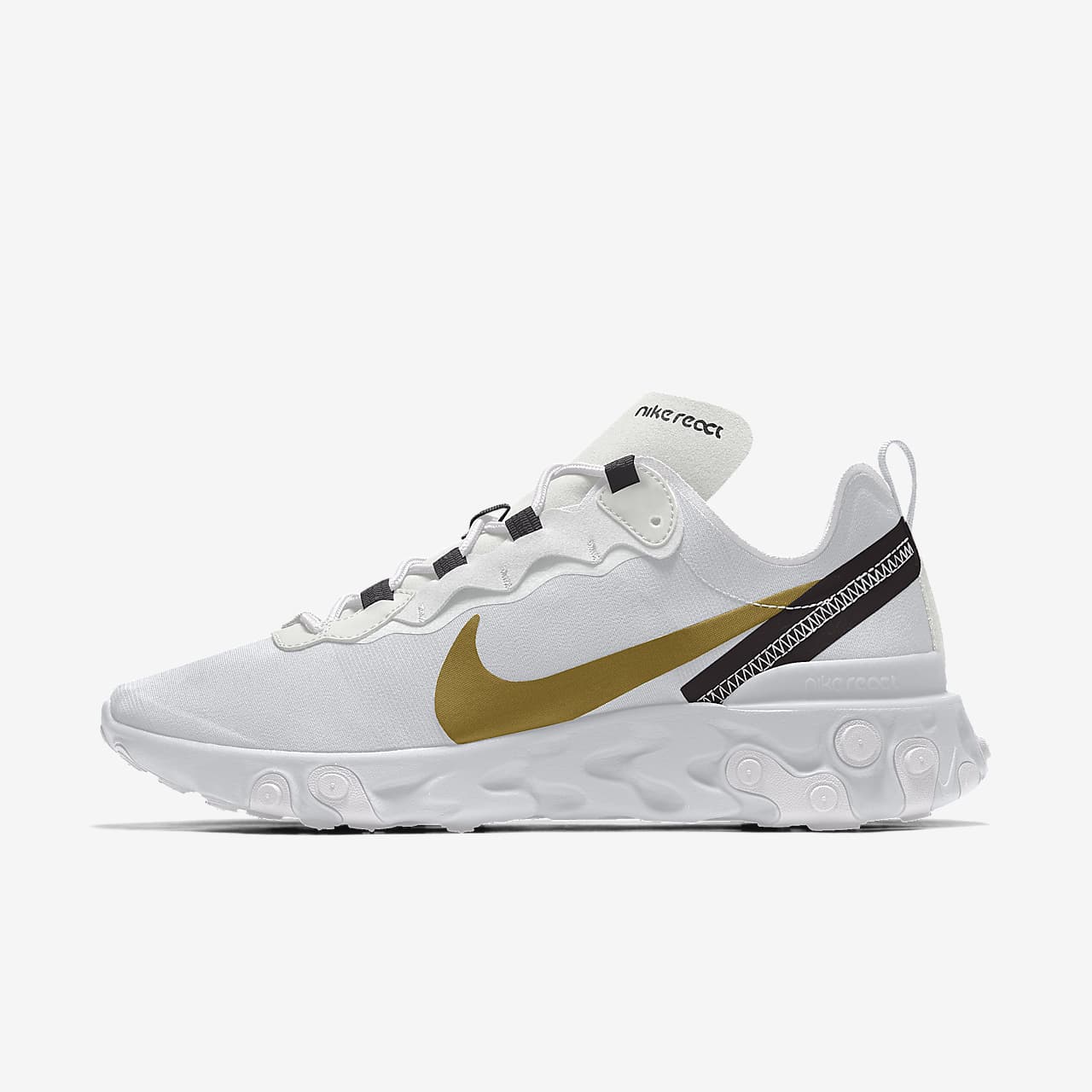 Chaussure lifestyle personnalisable Nike React Element 55 By You pour Homme