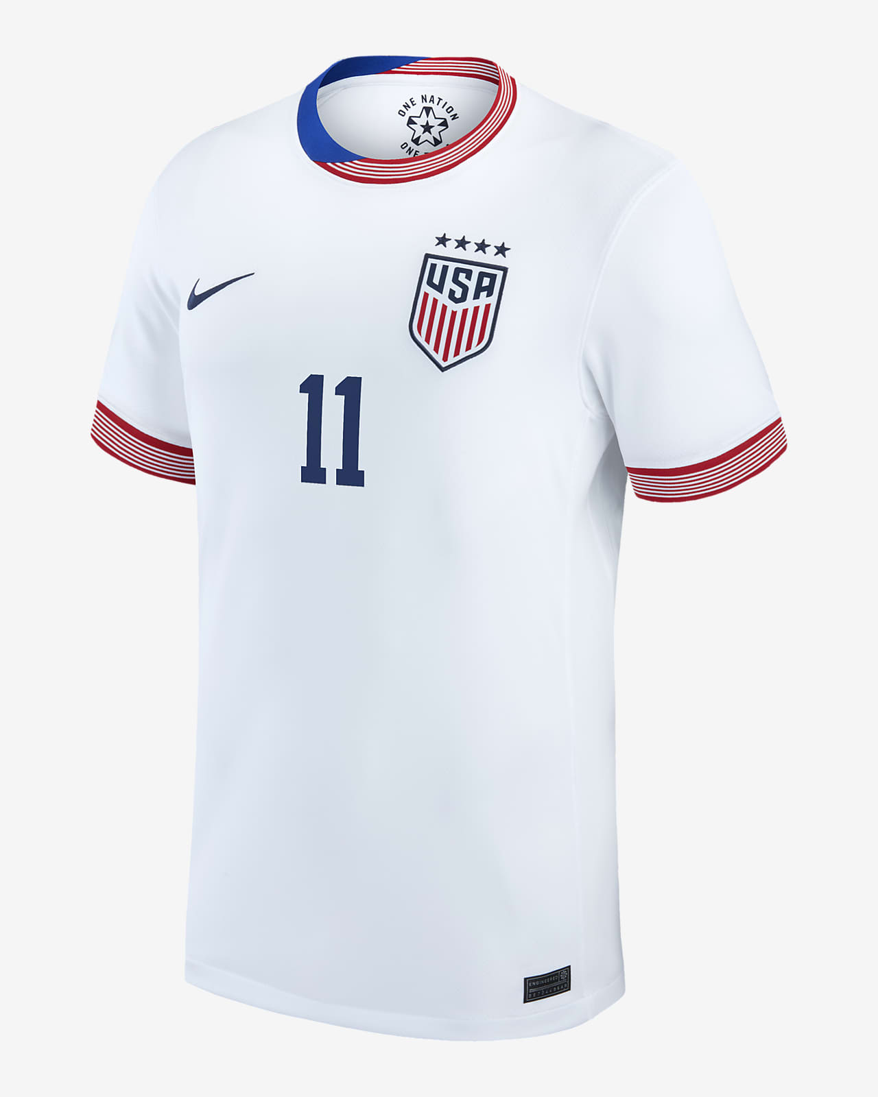 Jersey de fútbol Nike Dri-FIT de la selección nacional de fútbol femenino de Estados Unidos local 2024 Stadium Sophia Smith para hombre