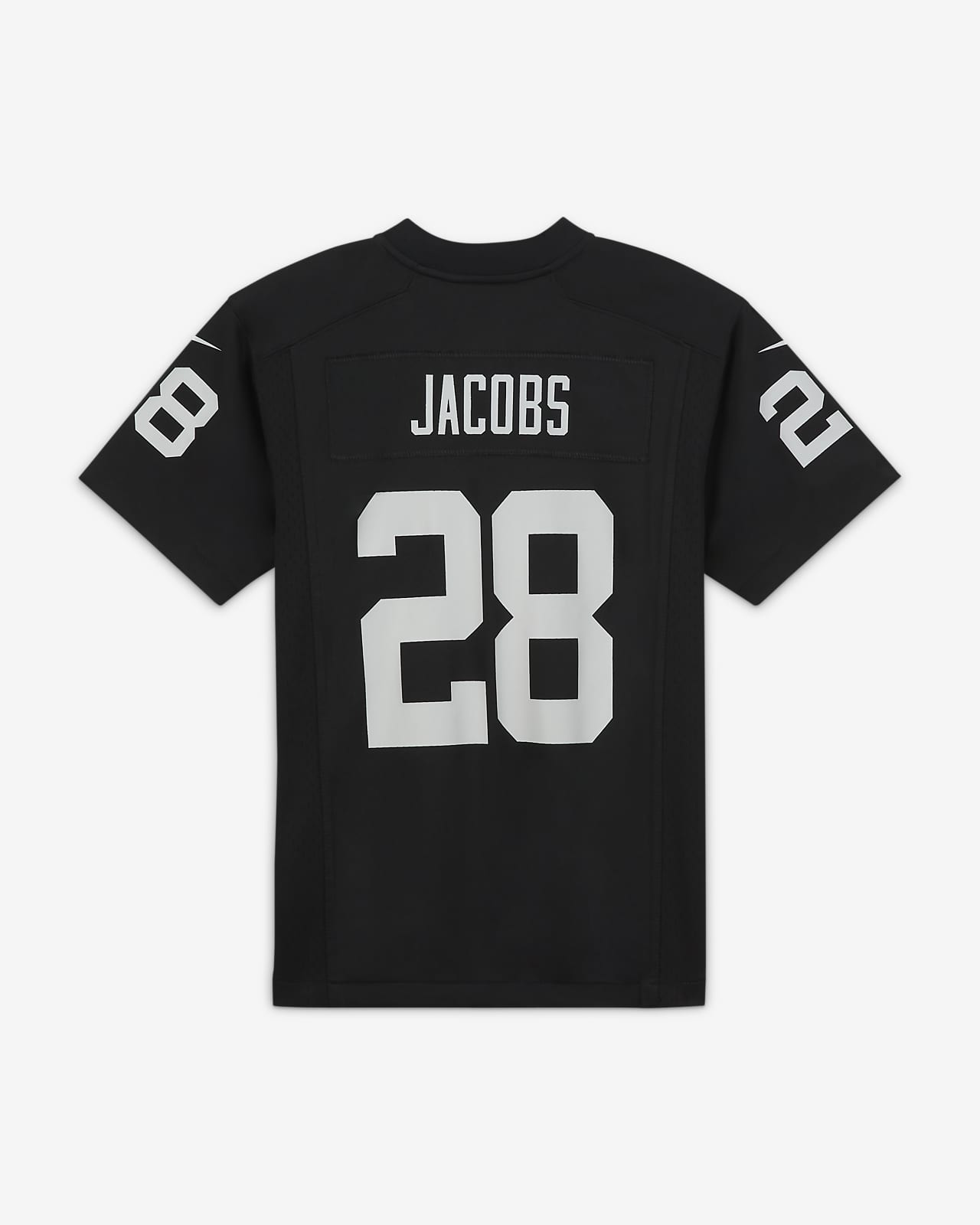 Camisola de jogo de futebol americano NFL Las Vegas Raiders (Josh Jacobs)  Júnior