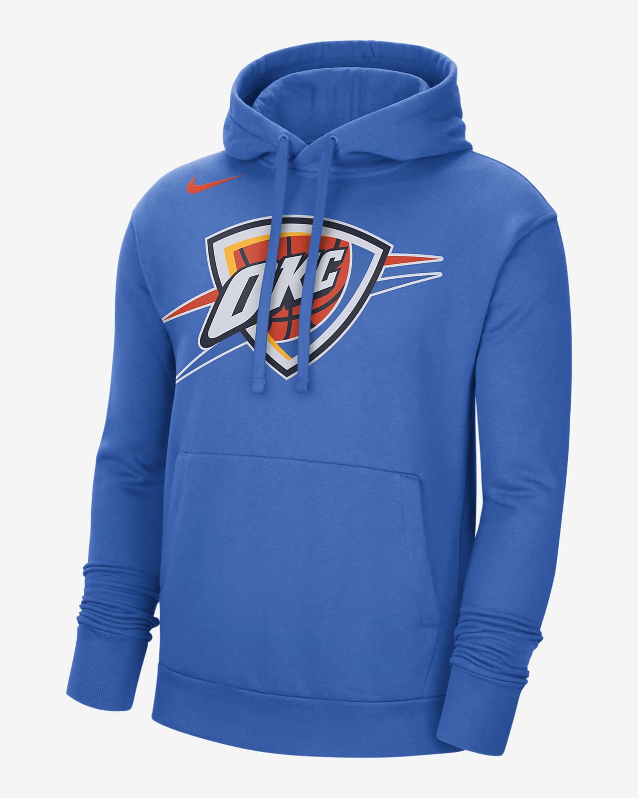 Oklahoma City Thunder Men's Nike Fleece Pullover Hoodie.