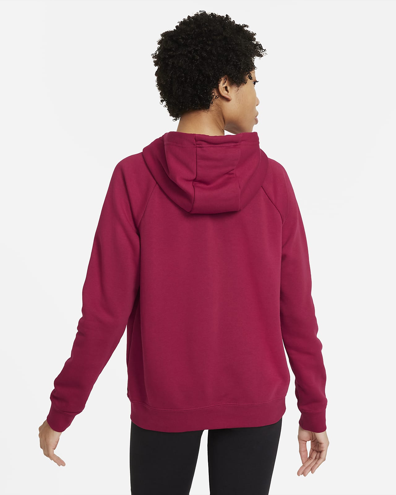 red pullover hoodie women's