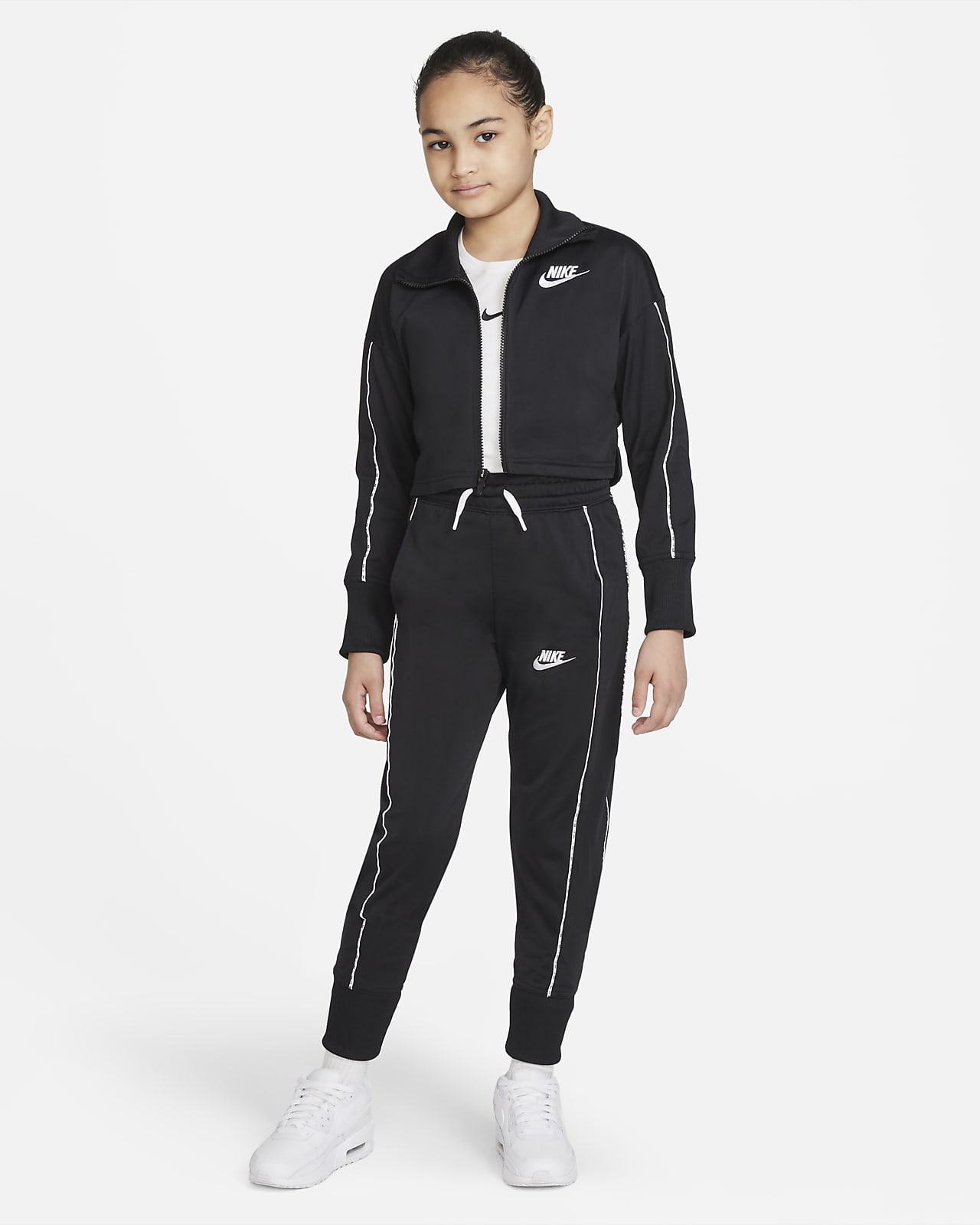 Tracksuit Nike Sportswear med hög midja för ungdom (tjejer)