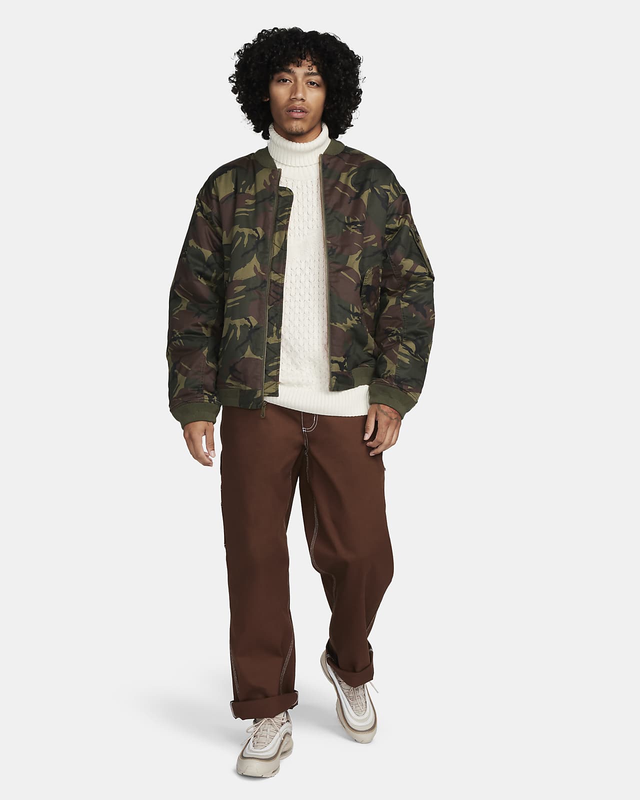 Nike Life Men's Woven MA1 Flight Jacket. Nike.com