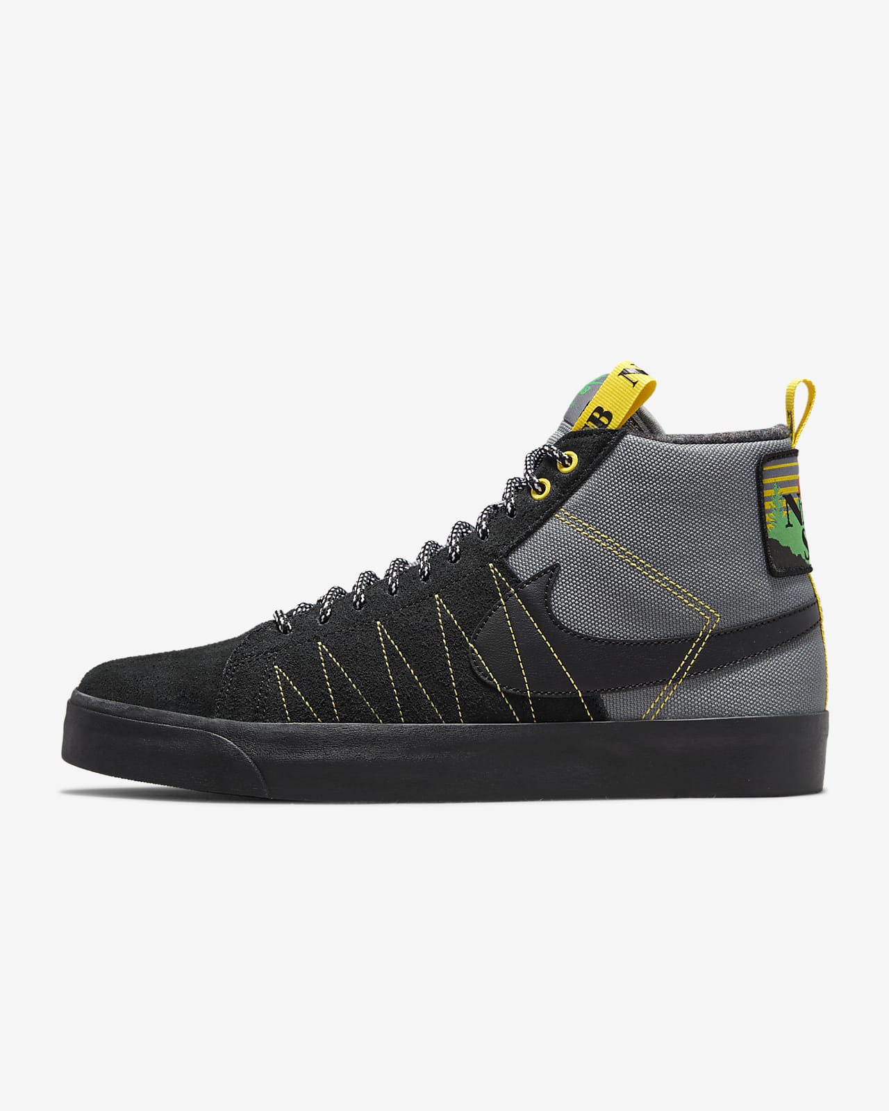 Nike SB Zoom Blazer Mid Premium ‘Cool Grey / Yellow Strike’