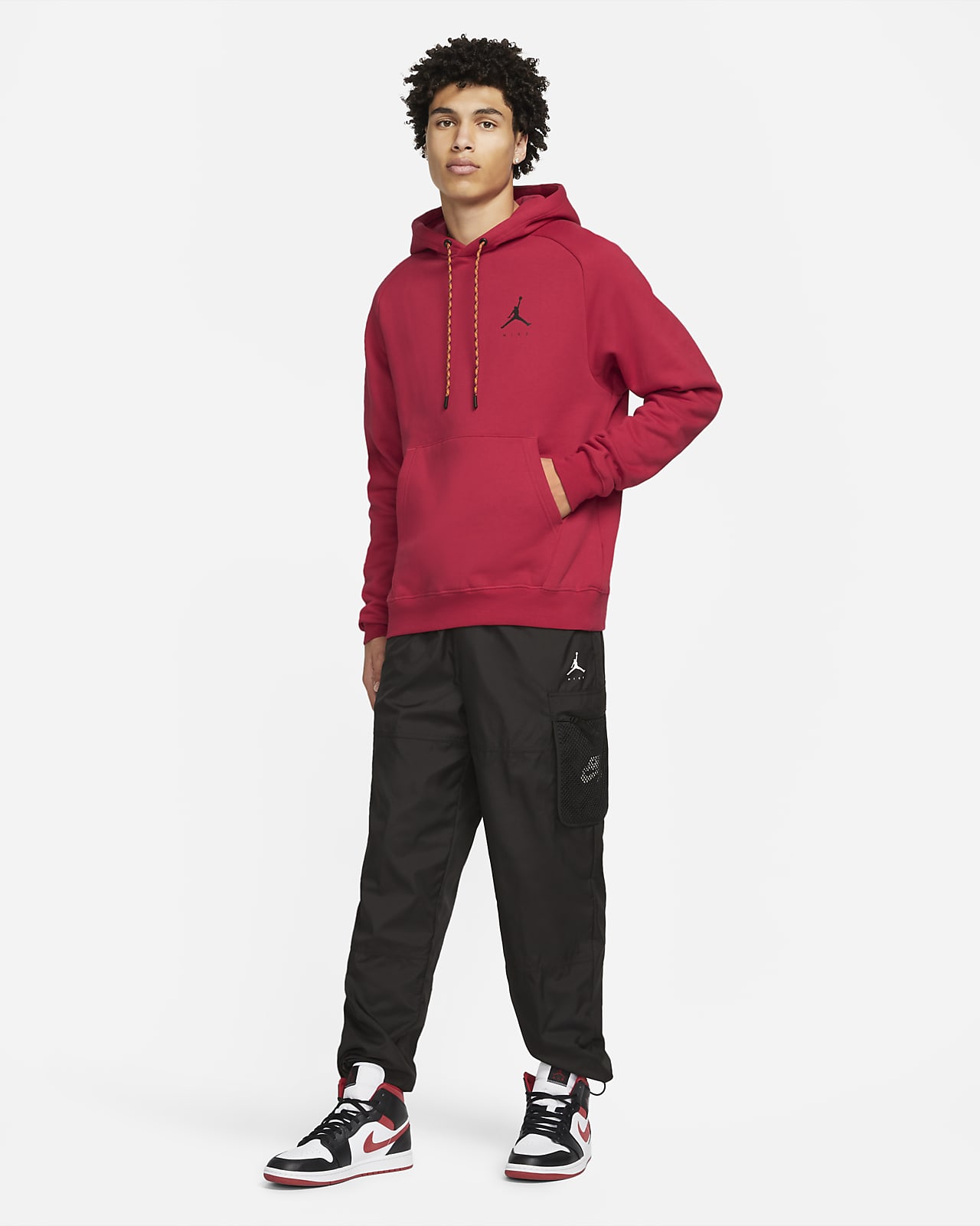 jordan jumpman men's fleece pullover moletom com capuz