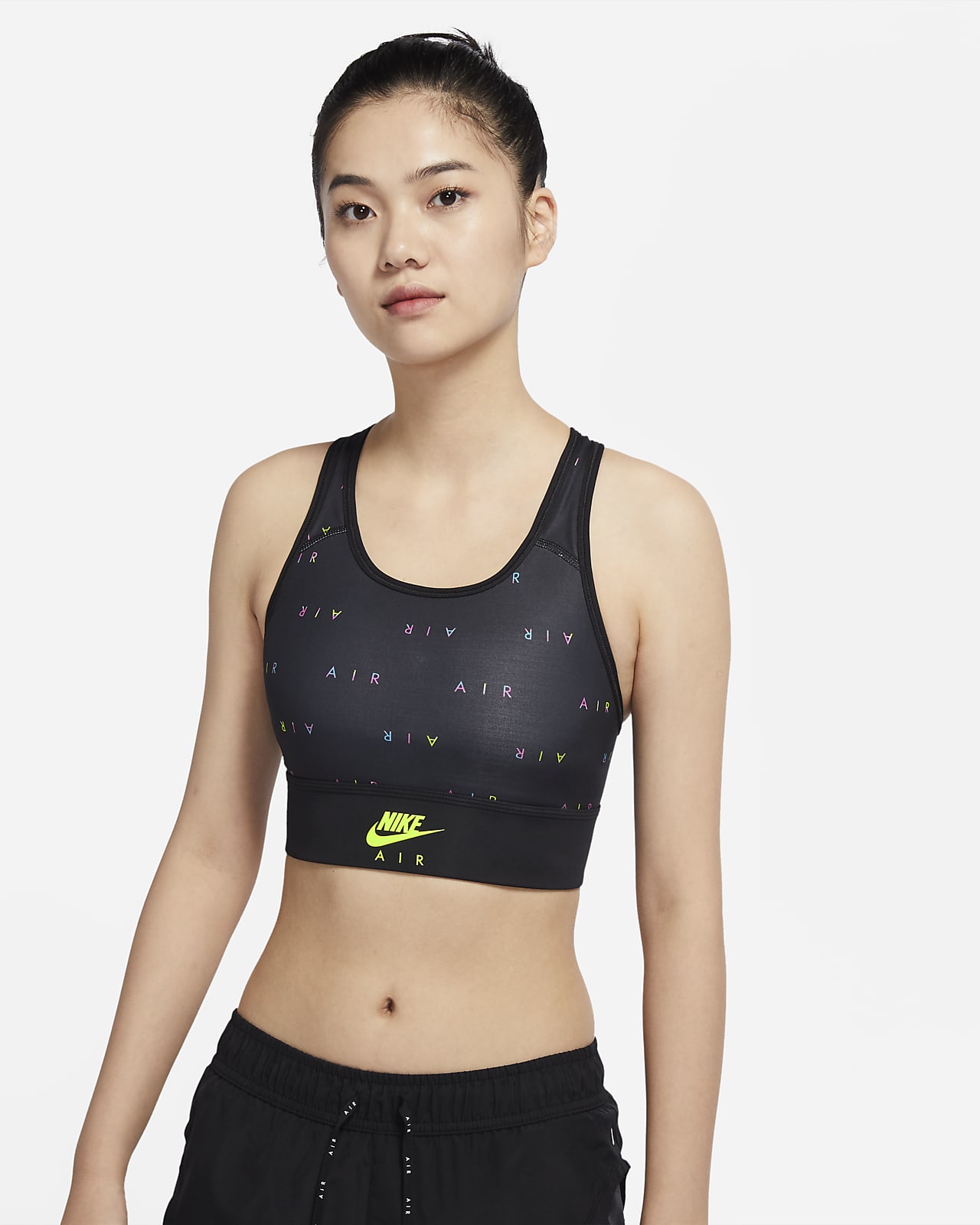 nike women's air mesh low sports bra