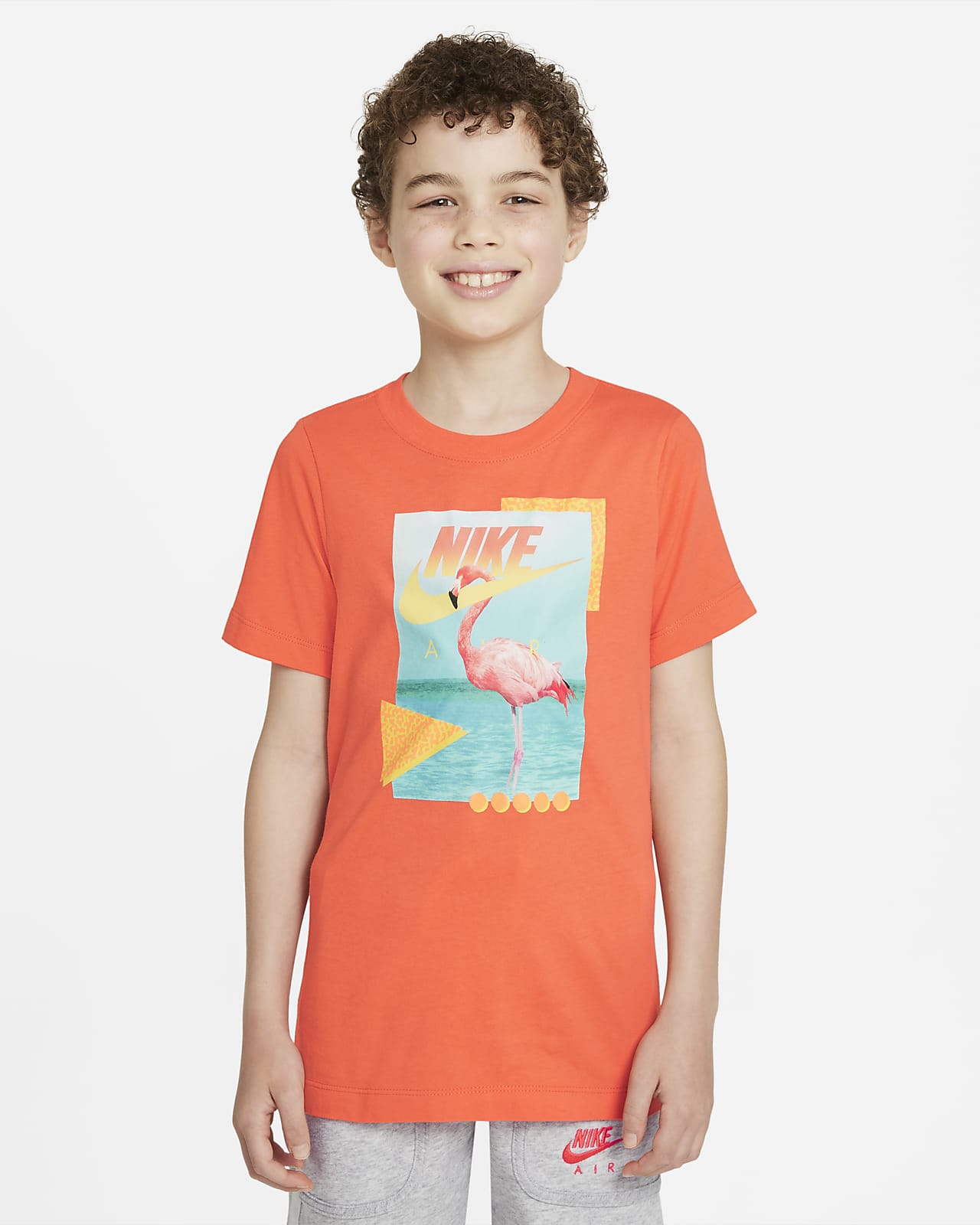 orange t shirt kid