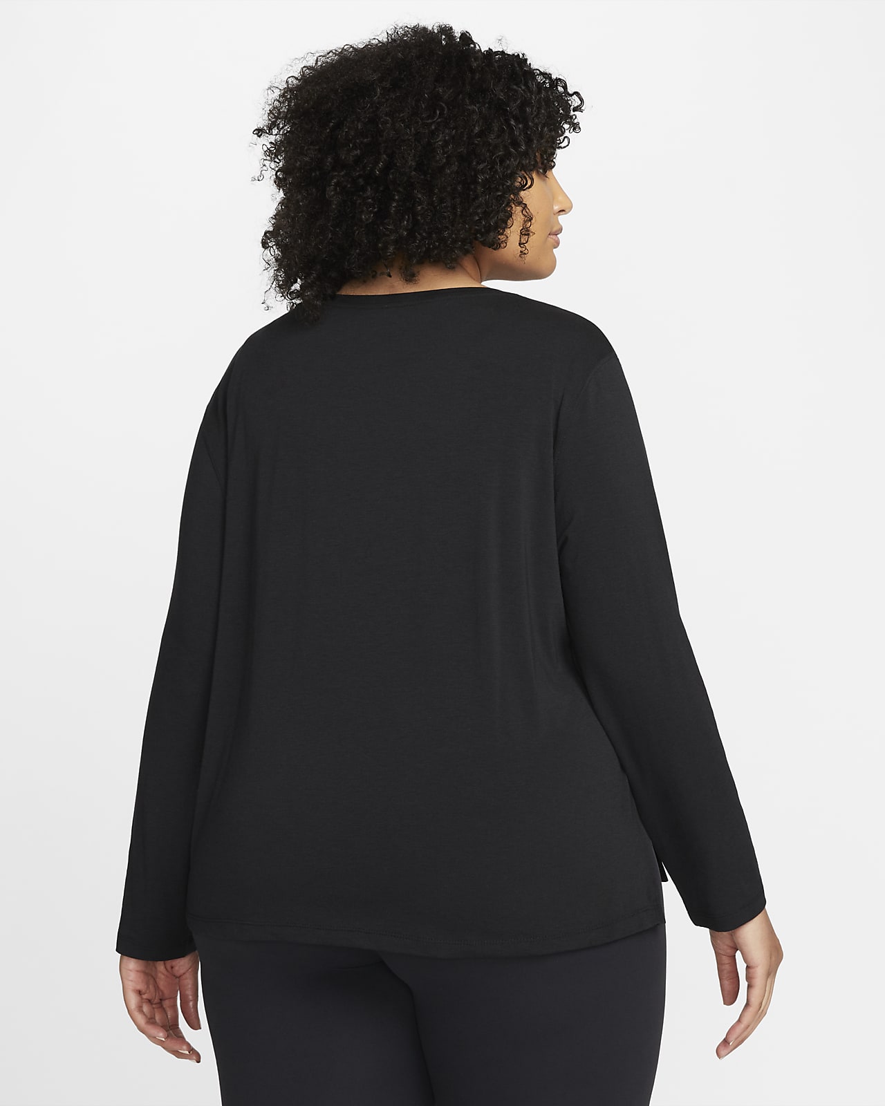 Nike Yoga DriFIT Women's LongSleeve Top (Plus Size). Nike LU