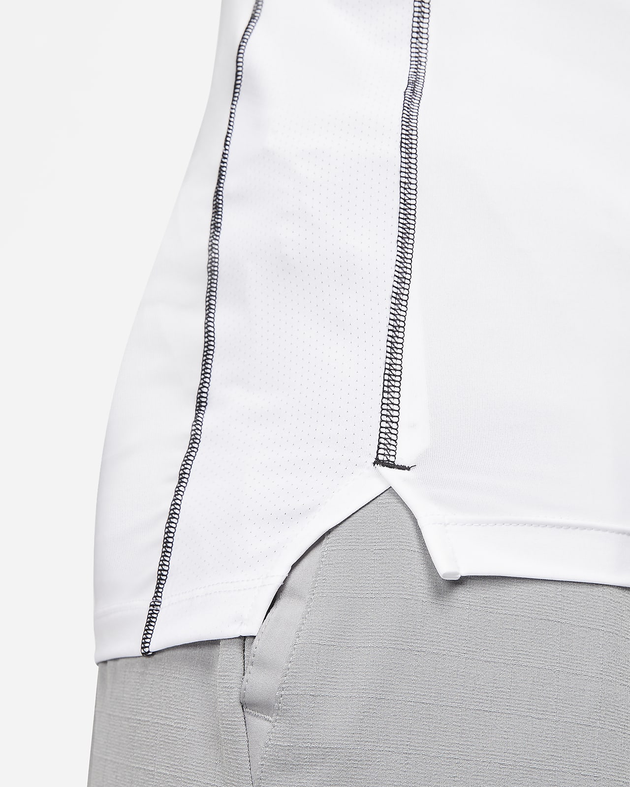 Nike Pro Dri-FIT Men's Slim Fit Sleeveless Top Size 3XL White