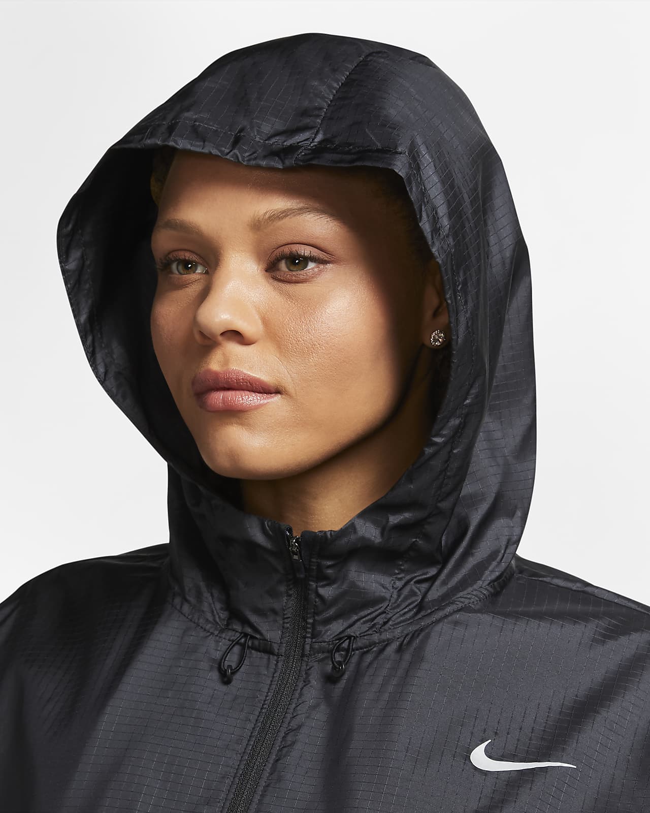 nike women's essential quilted running jacket