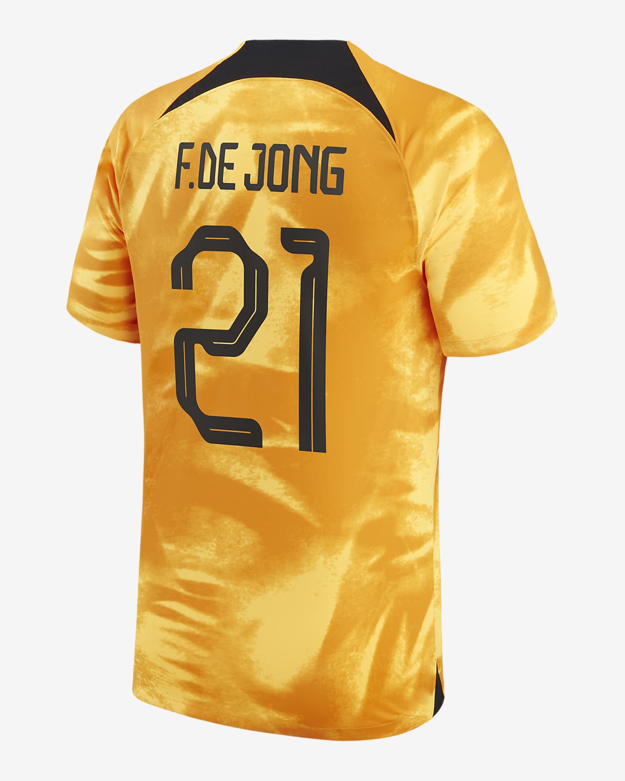 Nike Holland Home De Jong 21 Jersey 2022-2023 (Official Printing