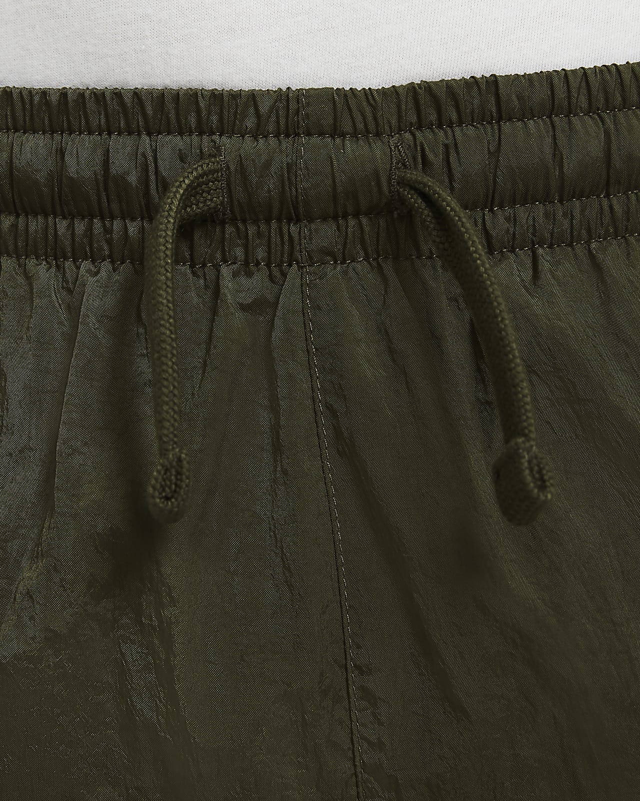 nike woven tracksuit set in beige