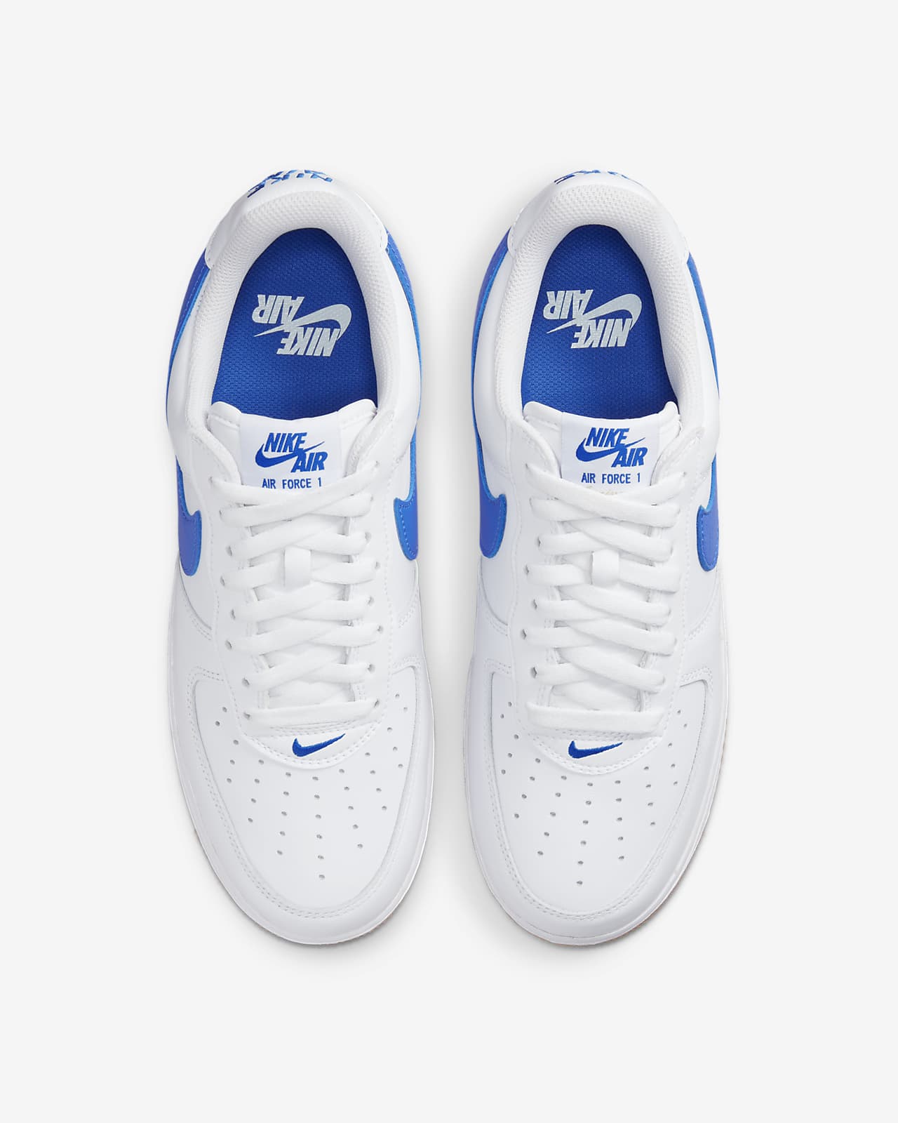 Nike Air Force 1 '07 Men's Shoes White-Royal Blue