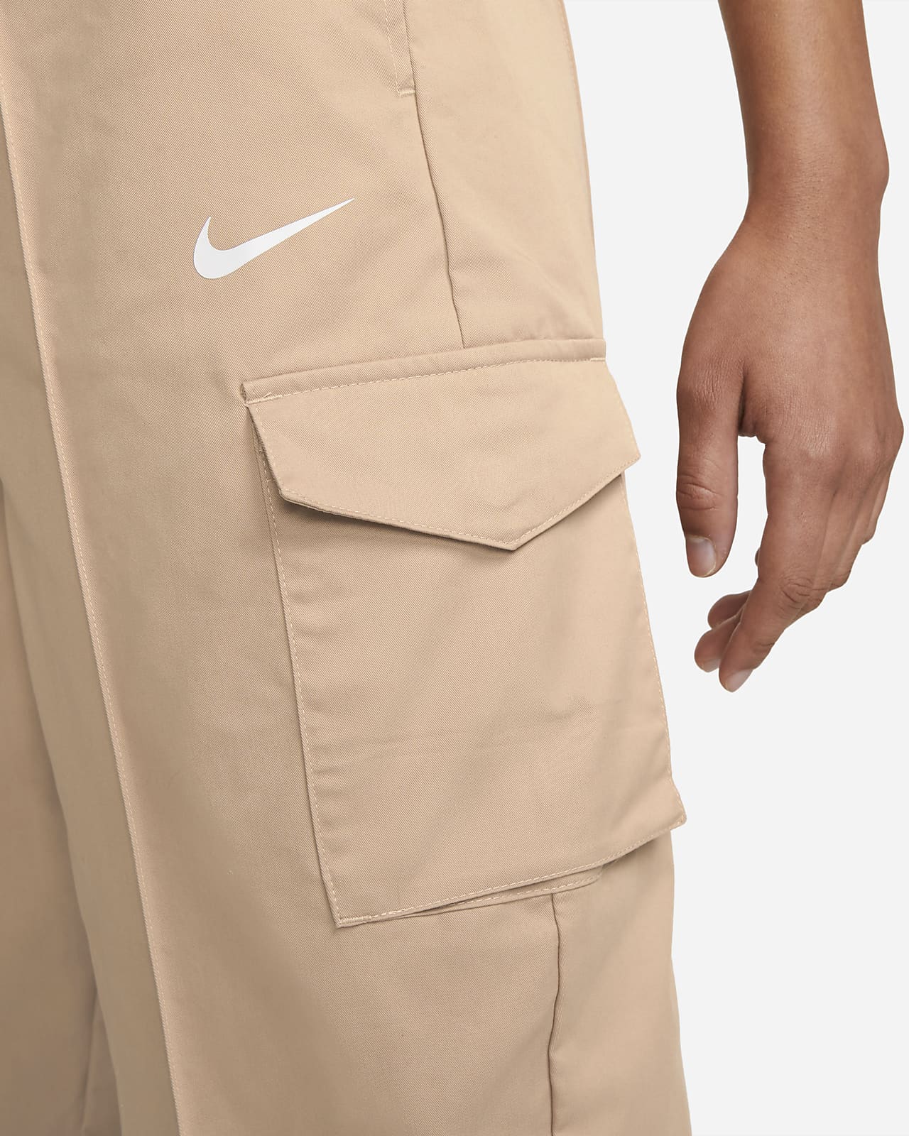 Nike Sportswear Essentials Women's High-Waisted Curve Woven Trousers ...