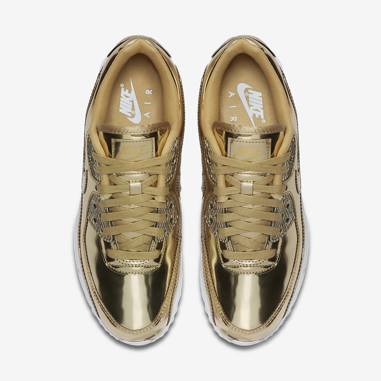 nike air max metallic gold