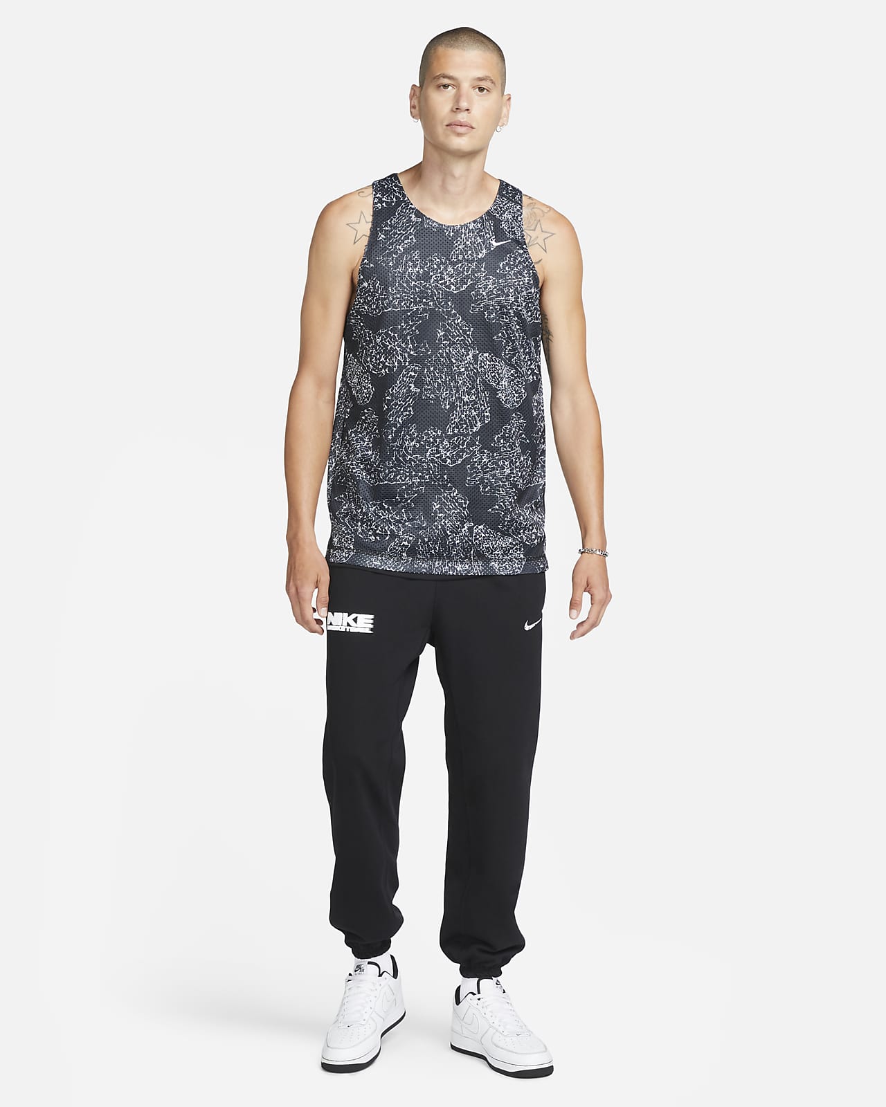 Nike Men's Dri-Fit ADV Premium Basketball Jersey, Medium, Black