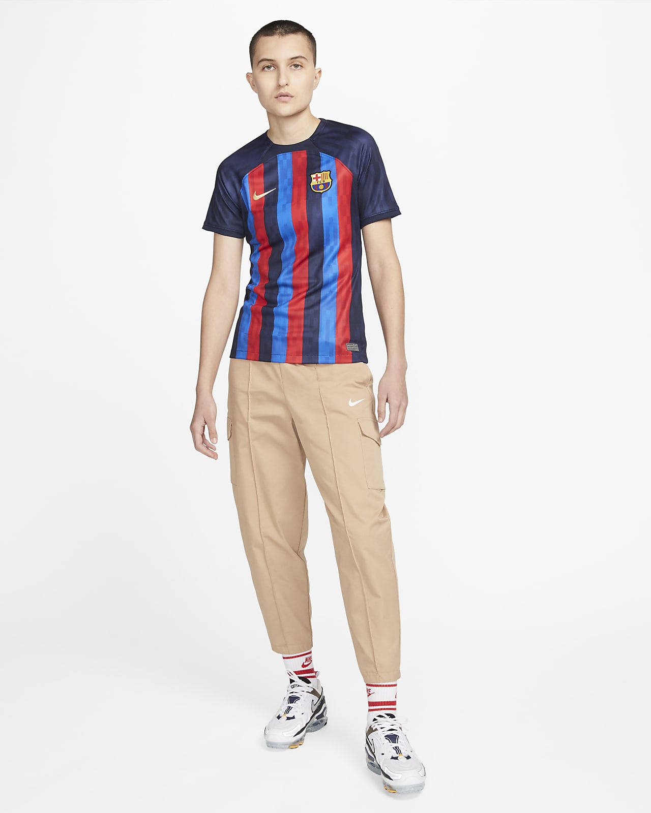 Camiseta Nike Barcelona 2022 2023 Dri-Fit Stadium sin publi