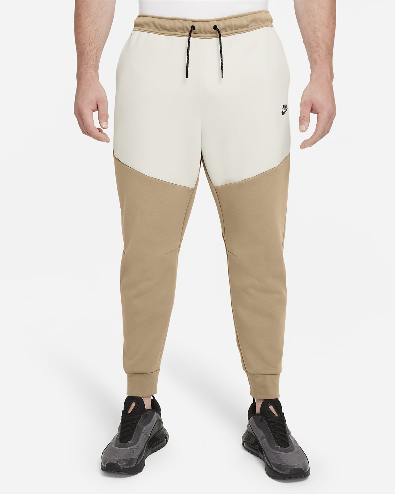 nike tech fleece light bone pants