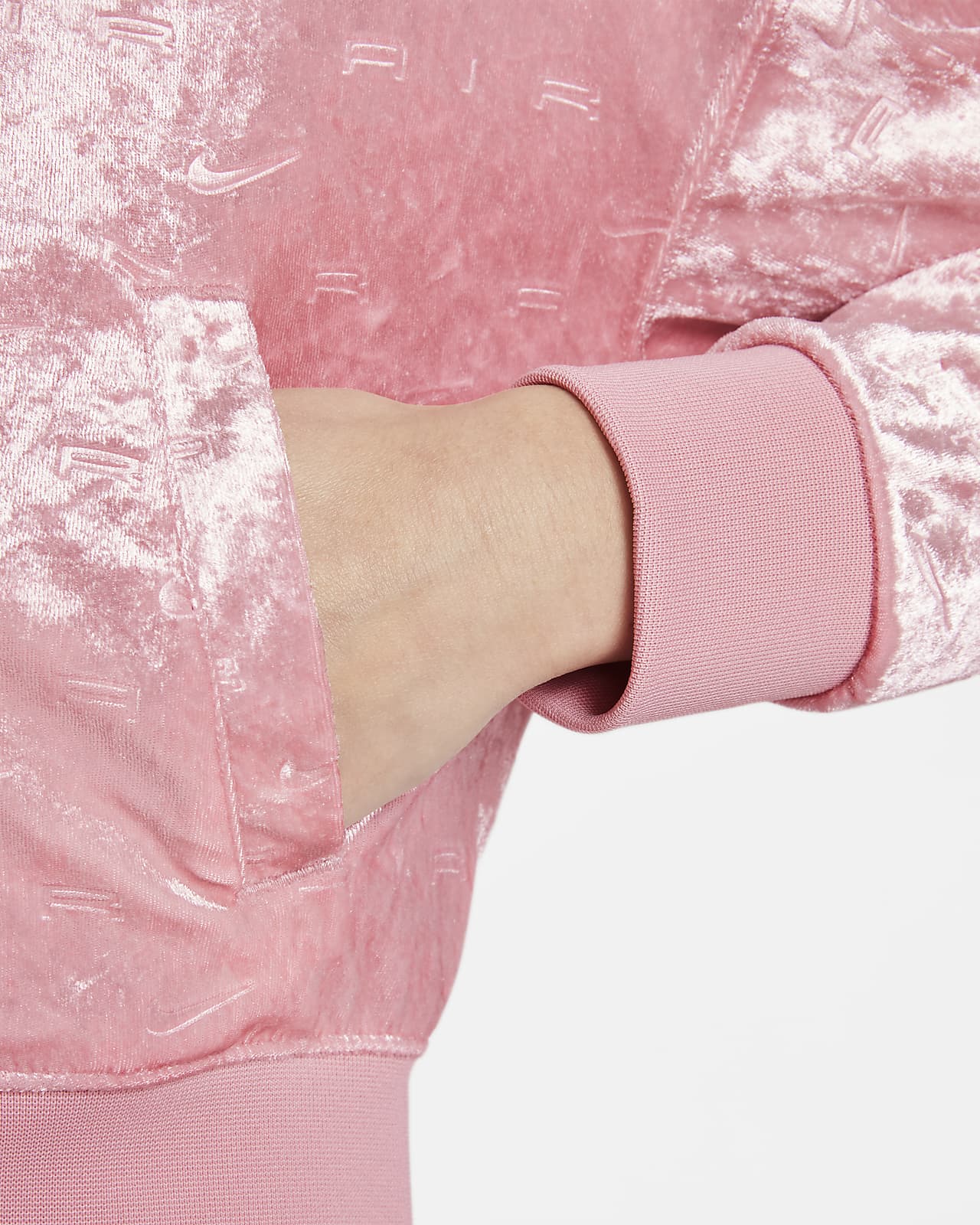 nike velvet jacket