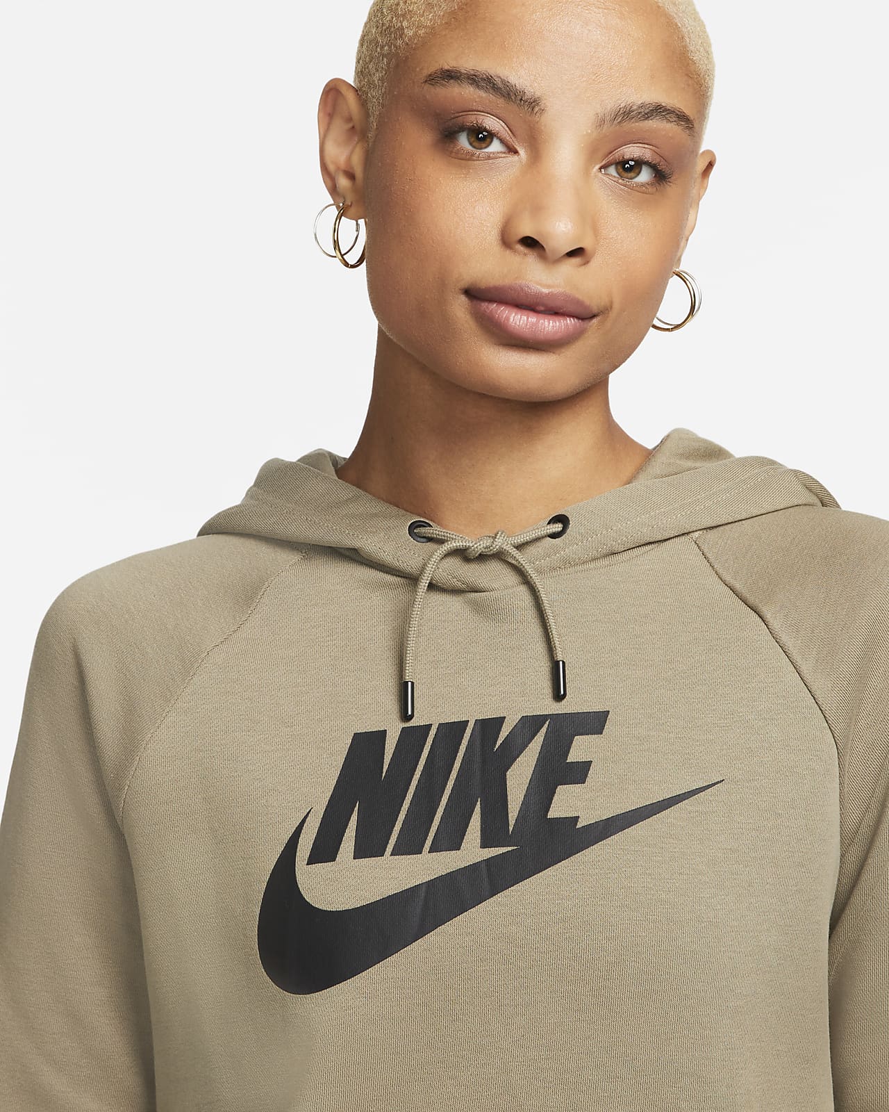 Sweat à capuche en tissu Fleece Nike Sportswear Essential pour Femme