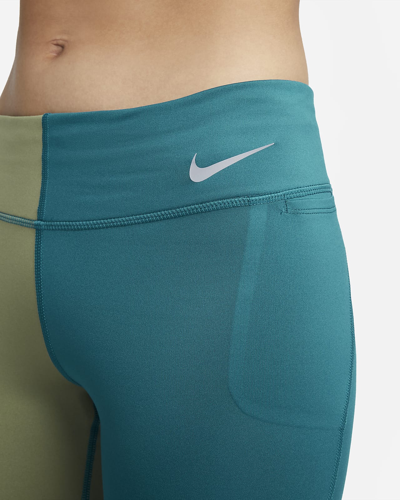 Nike Fast Women's MidRise 7/8 Running Leggings with Pockets. Nike RO